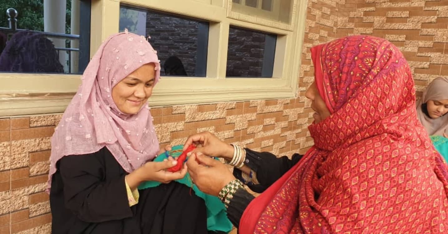 Progress you can feel and see!
Our sixth graders at Bibi Latifa’s School in Kandahar have been making beautiful strides in their embroidery class. Under the care and guidance of Mrs. Birishna, they’re now putting their skills to use by hand-stitching stunning details onto their Eid clothes. 🧵🌙
This is more than craft, this is cultural expression, empowerment, and a celebration of their creativity.
We can’t wait to see the final pieces come together in time for Eid.
#sharedhumanityusa #shareyourhumanity #education #afghanistan #charity