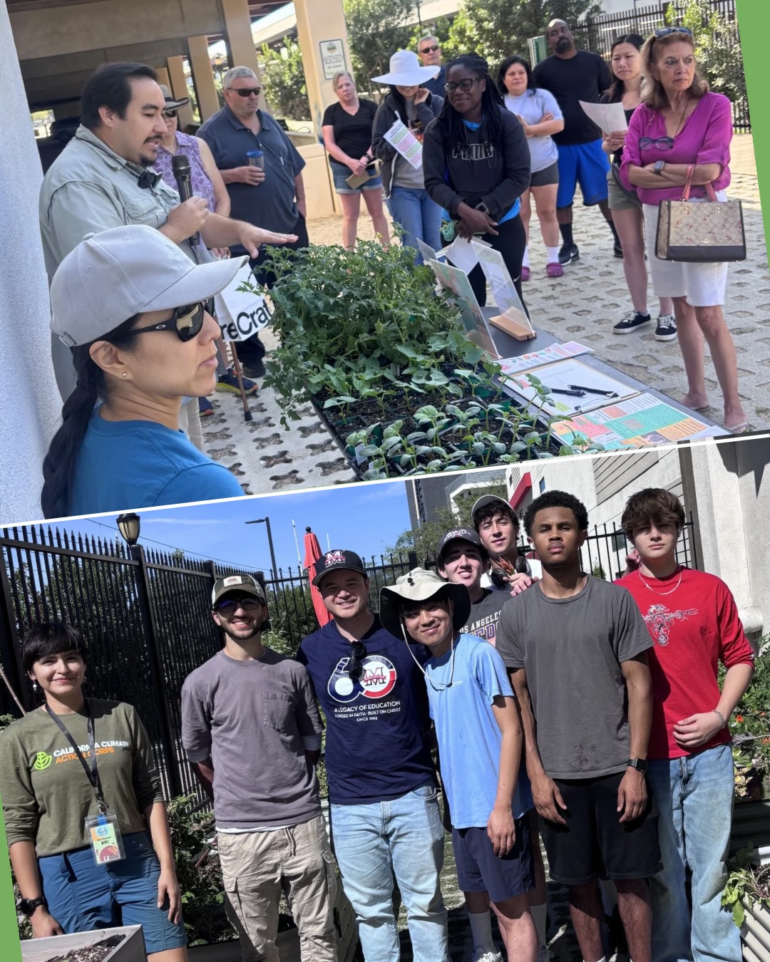 What an active weekend at Monrovia Community Garden South! 🌱
Thank you to everyone who stopped by our Spring Veggies Workshop - we hope you’re all feeling ready for a bountiful spring season.
And an even bigger thank you to the local high school students who showed up to help clean the space and get the community beds ready for the season ahead!
It was amazing to see the garden full of energy and community - let’s keep it going as we head into Earth Month 🌿