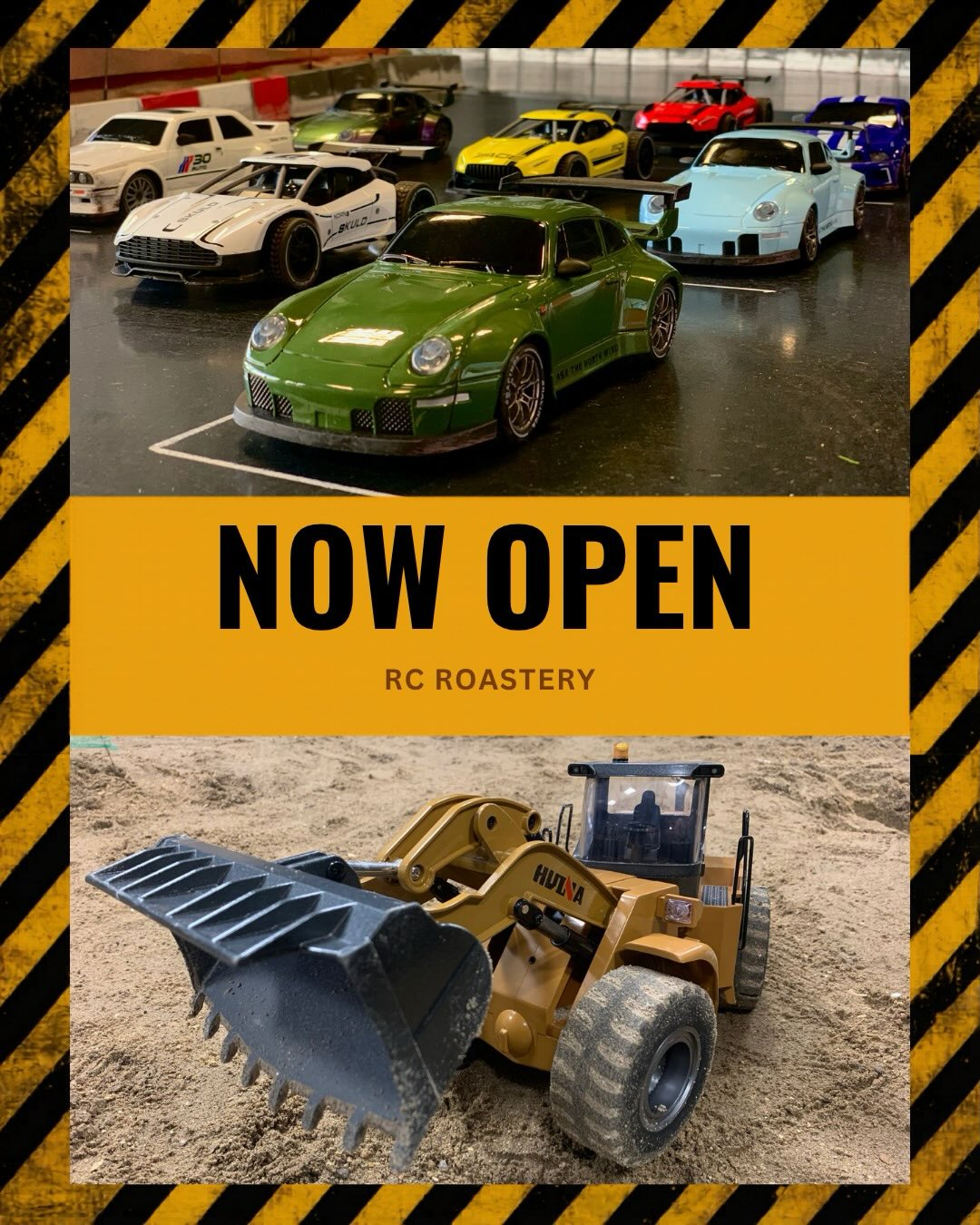 🚜☕️OPEN NOW!☕️
Welcome to RC Roastery - where coffee meets construction!
Grab a freshly brewed coffee while you take control of our remote control diggers and cars! 🚜🏎️
Whether you’re here for the perfect coffee or some hands-on fun, we’ve got something for everyone.
📍Open Now
🎉Bring your friends & family
📸Tag us on Instagram @RcRoastery
#RCRoastery #Coffee #RC #RCDiggers #RCDrift