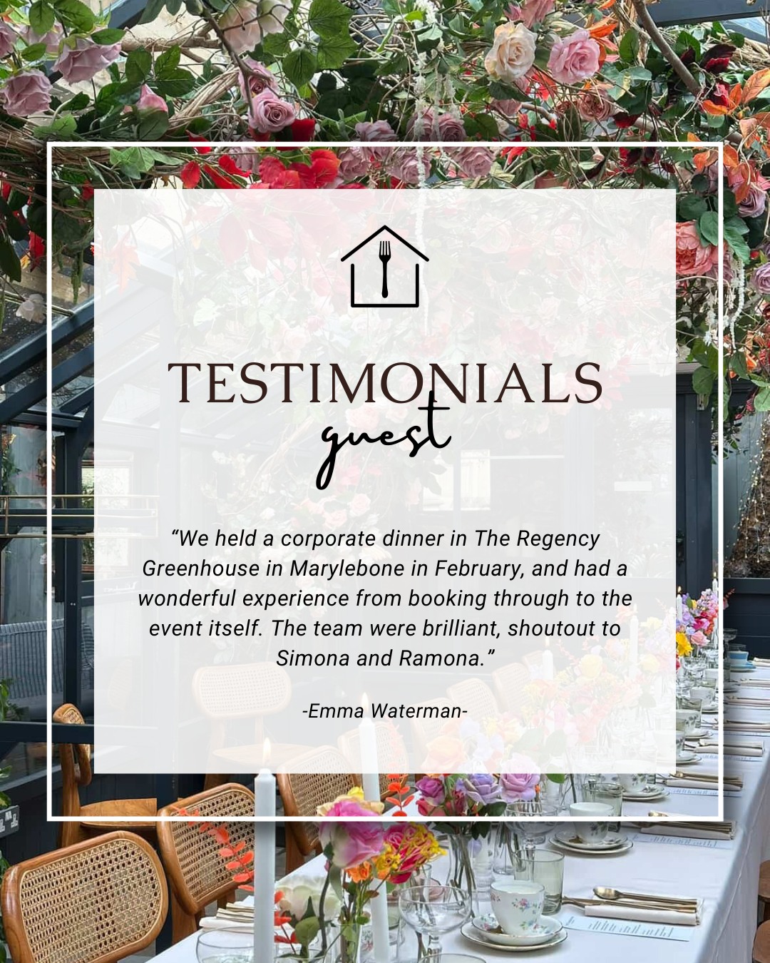 We’re always delighted to hear about memorable evenings shared in our Greenhouses.✨
Whether hosting a corporate dinner, client event, celebration or private gathering, our spaces at One Marylebone offer an intimate and elegant setting where thoughtful service and beautifully curated dining come together. 🌿