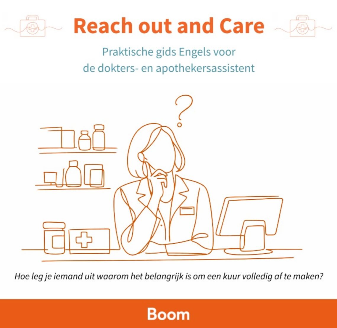 💊 𝗘𝗻𝗴𝗲𝗹𝘀 𝗶𝗻 𝗱𝗲 𝗮𝗽𝗼𝘁𝗵𝗲𝗲𝗸 𝗼𝗳 𝗱𝗼𝗸𝘁𝗲𝗿𝘀𝗽𝗿𝗮𝗸𝘁𝗶𝗷𝗸
Steeds vaker krijgen dokters- en apothekersassistenten te maken met patiënten die geen Nederlands spreken.
Ze moeten bijvoorbeeld uitleg geven over medicijngebruik en dat is soms lastiger dan het lijkt. In deze post zie je vijf situaties waarin de juiste woorden echt het verschil kunnen maken!
Met de juiste woorden informeer je beter en stel je patiënten gerust.
Meer weten? Bekijk dan Reach out and Care, de praktische gids Engels voor dokters- en apothekersassistenten: https://www.boom.nl/mbo/100-20130_Reach-out-and-Care-combipakket #doktersassistente #apothekersassistenten #huisartsenpraktijk #apotheek #gezondheidszorg