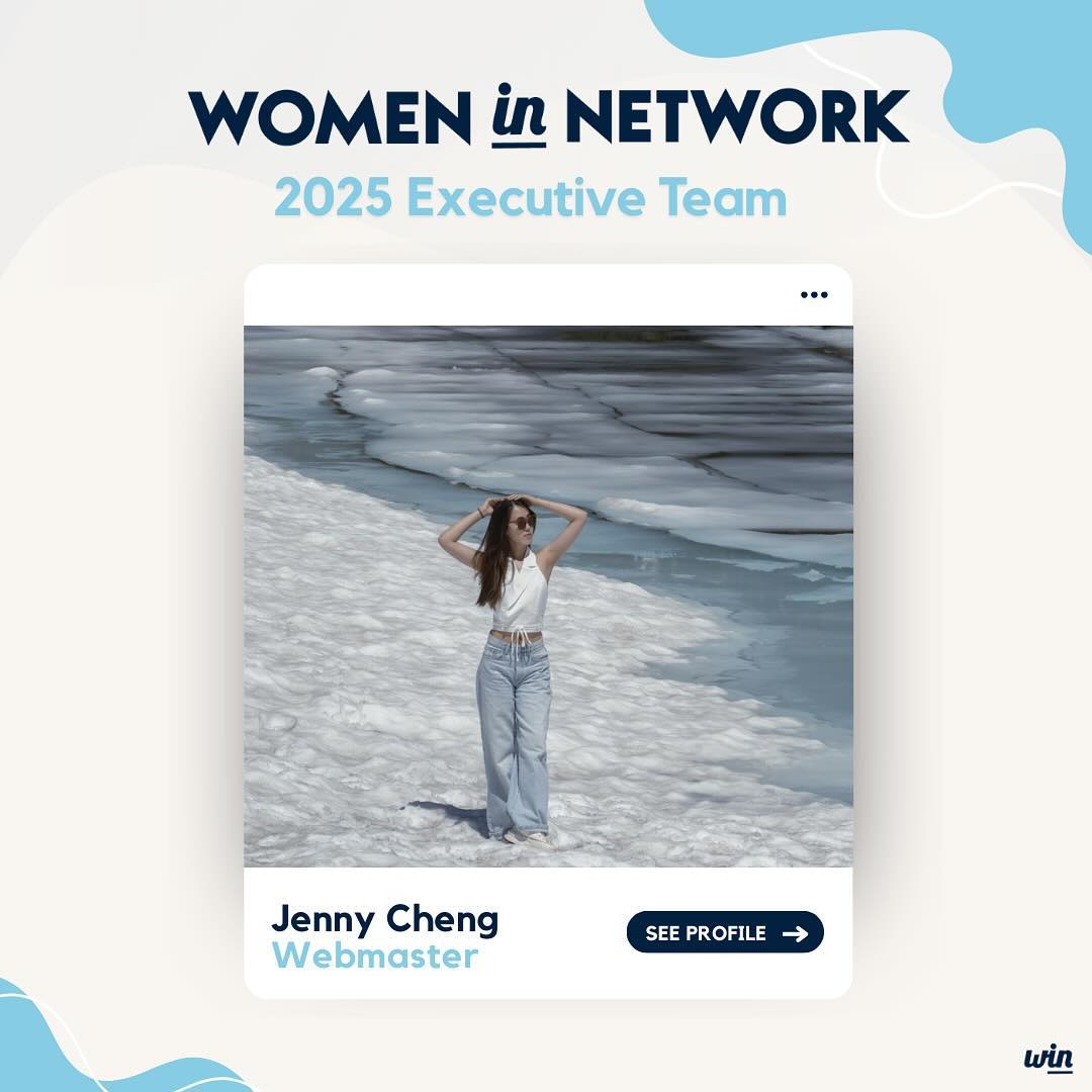 Meet Jenny, our amazing webmaster! She’s currently a master student at UC Irvine 👩💻 Swipe to learn more about her 🌟