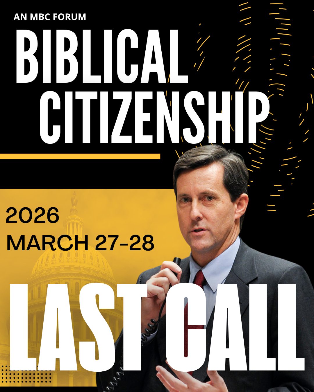 Last chance 👀
The Biblical Citizenship Forum kicks off this Friday at MBC.
If you’ve been on the fence, consider this your sign.
Come learn, ask questions, and be part of the conversation.
🎟 $20
📍 Montana Bible College
👉 Register now: mbc.edu/events/biblical-citizenship
