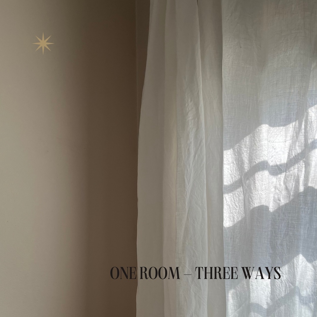 One room three ways - bedroom edition. Three options because I can never pick just one. Which is your favorite?