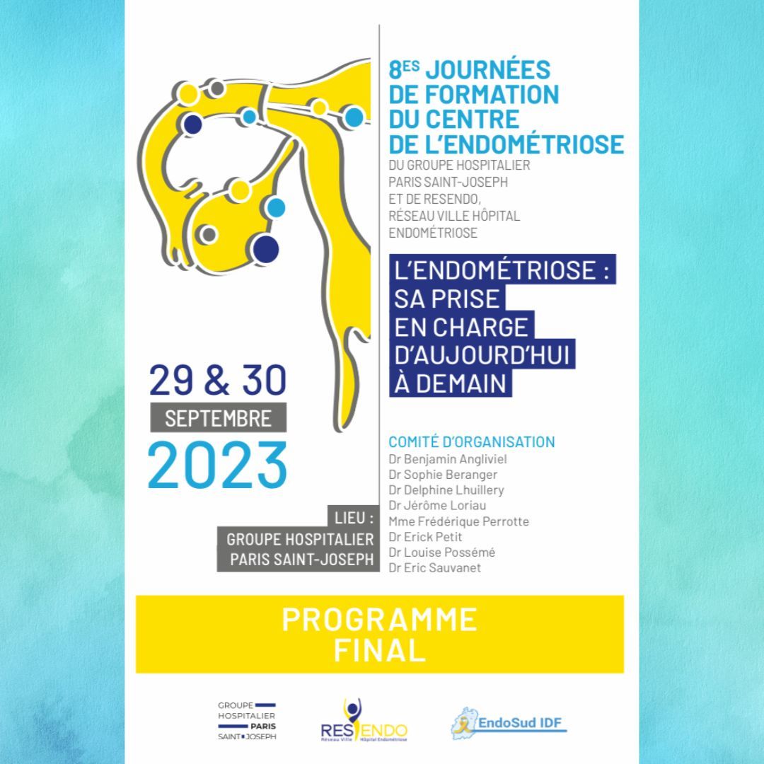 J'ai mon invitation pour les 8èmes journées de formation du Centre de l'Endométriose à Paris qui commence jeudi prochain !!! 🥳
Et voici le programme !
Après avoir suivi les ateliers d'Éducation thérapeutique aux patients (ETP) au CHRU de Nîmes, je continue ma formation de Patiente Experte du point de vue médical avec ce séminaire, porté par Resendo 🌿
Les médecines conventionnelle et naturelle sont complémentaires pour une prise en charge globale ! 🤗
Hâte d'y être ! J'ai choisi des ateliers sur la nutrition et la sexualité... affaire à suivre.
#endometriose #endo #patientexpert #endogirl #formation #formationsanté #medecinescomplementaires #rencontrespro #endometriosenimes #endometrioseacupuntura #resendo