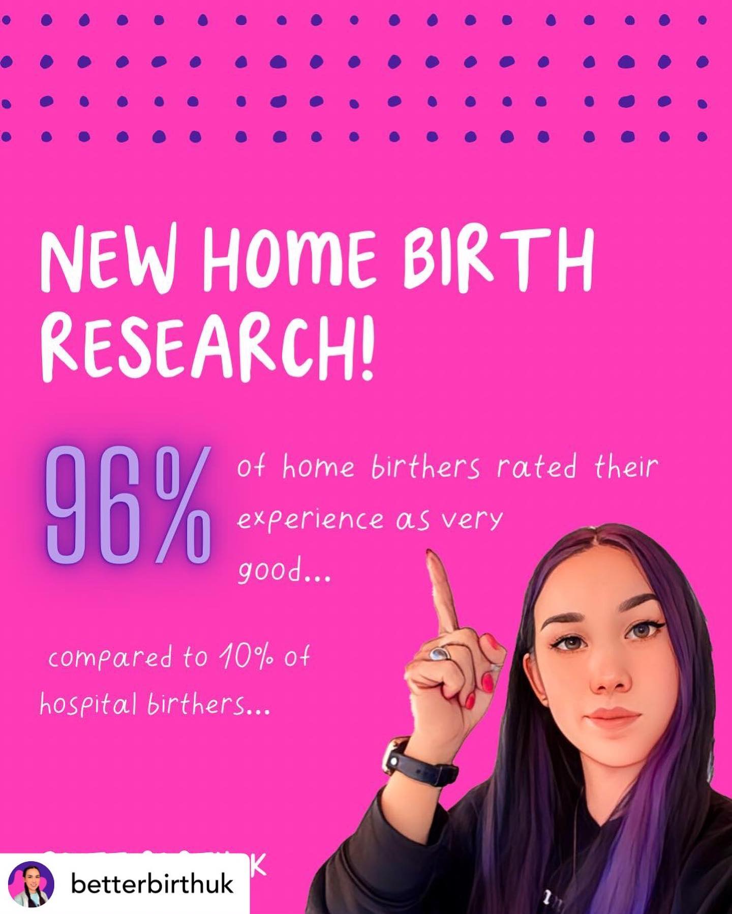 It’s obvious the homebirth midwives are doing something RIGHT and hospitals are doing something WRONG! When will the medical system stop demonizing homebirth and realize the great things it does for a mother’s birth experience and overall outcomes?
Posted @withregram • @betterbirthuk Have you seen the latest home birth research? A study published this month looked at experiences of people who birthed at home versus hospital, and the findings should make you question where you may want to give birth!
Almost 63% of hospital birthers rated their experience as fair to poor, compared with 96% of home birthers who rated their experience as very good. This trend continued throughout the questions posed to home and hospital birthers.
Swipe to see the responses, and just why home birth really does provide better outcomes.
Want support with your birth planning? Book on my March group course starting this weekend! We’ll go through the research on birth place options, as well as due dates, induction, medical interventions and so much more! It’s more than a typical hypnobirthing course! DM me to book your place.
#homebirth #homebirthmidwife #hypnobirthing #hypnobirthingclass #positivebirth #gentlebirth #20weekspregnant #12weekspregnant #pregnancyannouncement #pregnantinapandemic #pregnancy #doula #hospitalbirth #naturalbirth #unmedicatedbirth #epidural #laboranddelivery #birth #baby #research