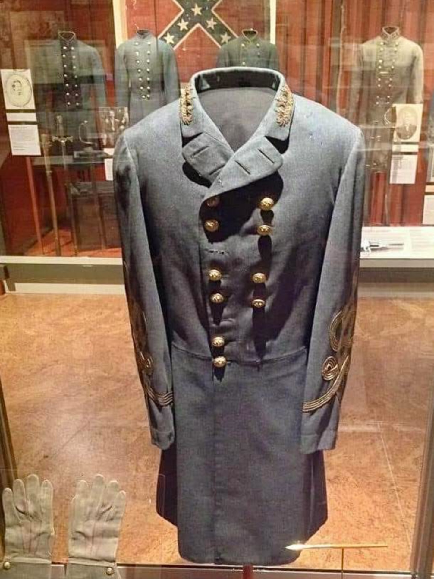 General Robert E. Lee’s Frock Coat, worn at Appomattox, April 9, 1865.
On Display at the American Civil War Museum in Appomattox, Va.