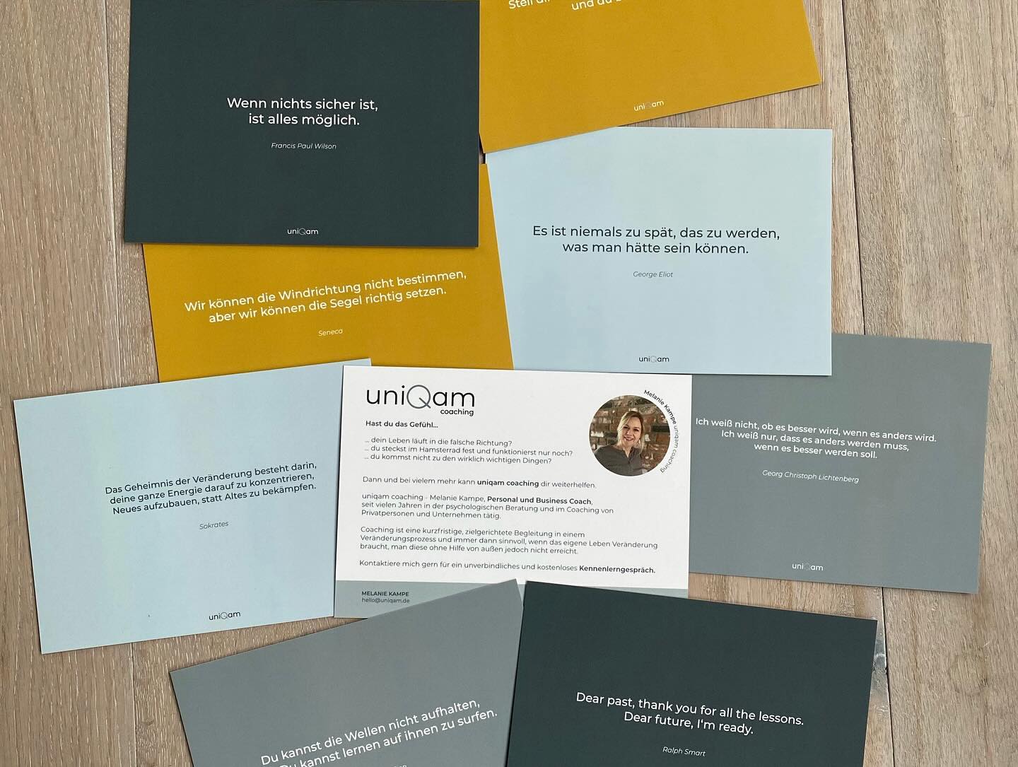 Meine neuen Flyer sind da … danke, Lola!
https://uniqam.de
#coachinginhamburg #coaching #coachingfürfrauen #burnout #burnoutprävention #lebensziele