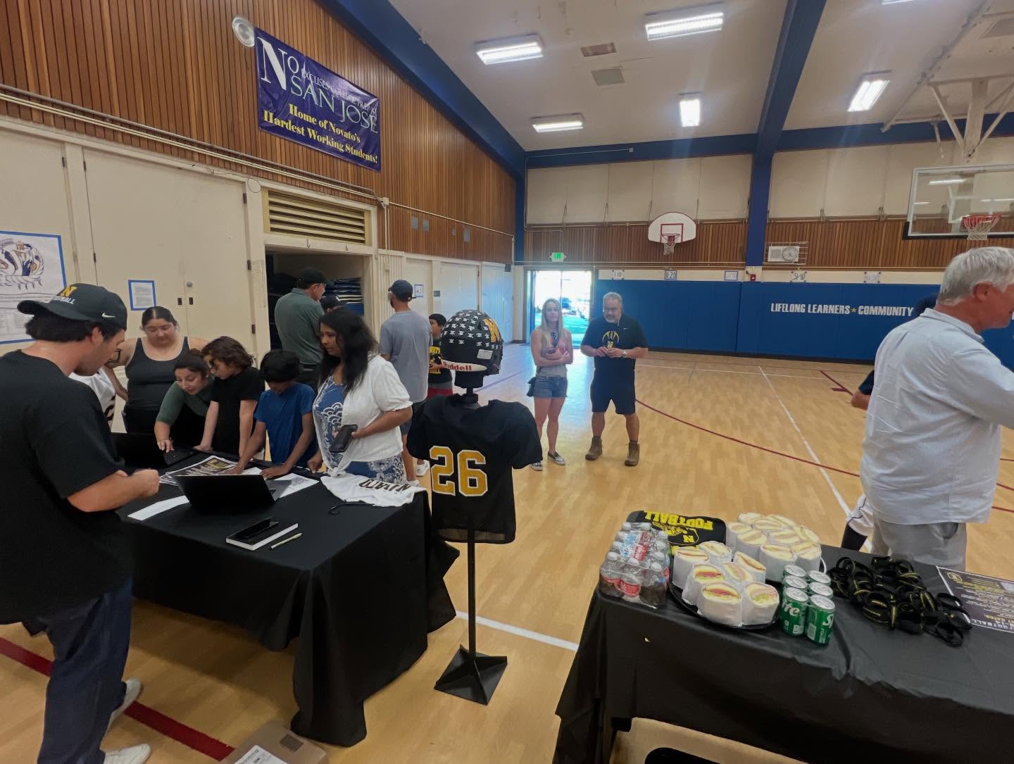 Thanks to all who came out early to in-person registration tonight! Check our website and socials for frequent updates on when you can meet us and grab your shirt next! First come, first serve.