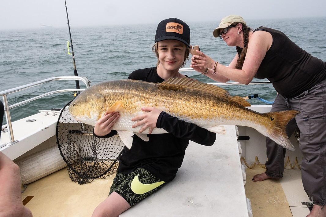 So glad the fish have realized it’s summer. Fishing is off the Chain! Book a trip and get on the big ones! Beautiful photos taken by @shutterspeedva look through her galleries and order some sick prints of our awesome fishery and of my ugly mug! #reddrum #redfish #redfishmafia #redfishfly #penn #simrad #drumlife #charterfishing #chesapeakebayfishing #havocboats #havoc #buckroebeach
