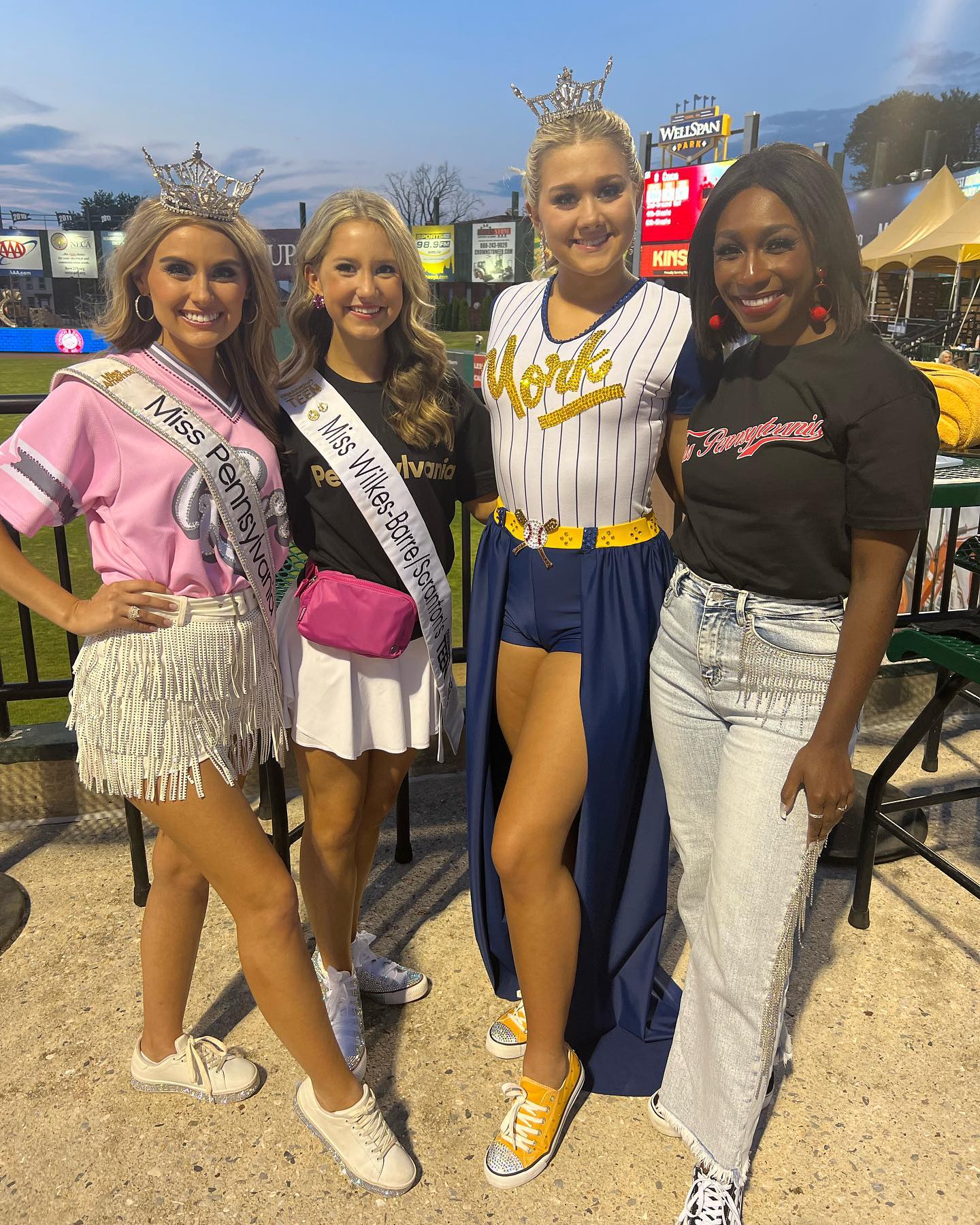What a fun night out at the ball game! ⚾️ The Miss PA delegates attended a York Revolution game, and we even participated in a “Show Us Your Shoes” parade around the field! 👠 My sneakers feature my CSI, Literacy Is Lit, and I am so excited to advocate for resources for all and quality education in the state of PA during the upcoming competition. 📚
Thank you to @KitayLawOffices for your sponsorship tonight.