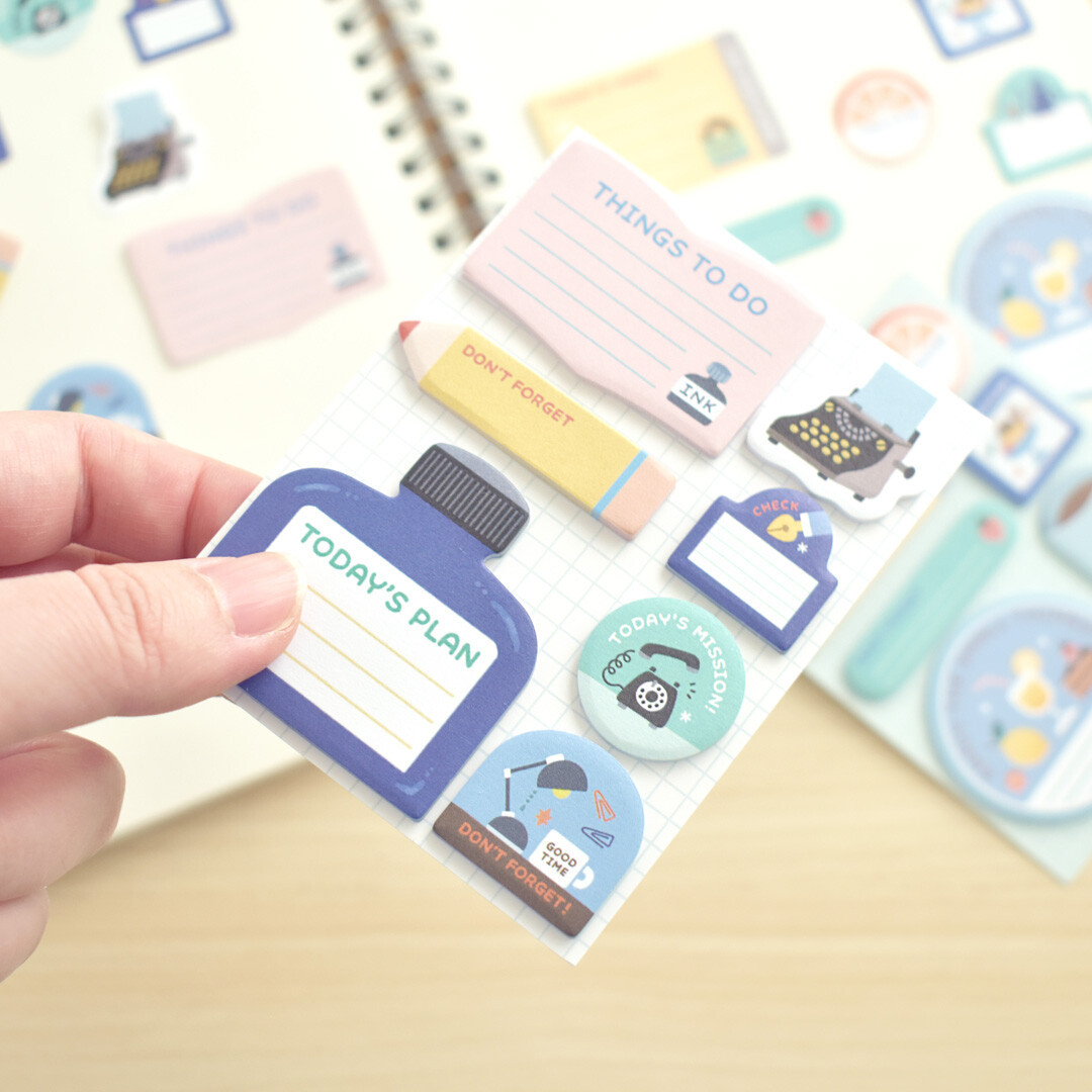 ✨𝐍𝐞𝐰 𝐀𝐫𝐫𝐢𝐯𝐚𝐥: 𝐄𝐫𝐢𝐜 𝐒𝐦𝐚𝐥𝐥 𝐓𝐡𝐢𝐧𝐠𝐬 𝐒𝐭𝐢𝐜𝐤𝐲 𝐍𝐨𝐭𝐞𝐬
These adorable sticky notes are more than just notes — each set is packed with die-cut memo pads, tags, and to-do lists, all dressed in soft pastels and featuring Eric Small Things’ signature motifs: typewriters, ink bottles, coffee cups, and more.
Pair them with matching flake stickers, washi tapes, mini notebooks, rubber stamp mat and penetration stamps to create a journaling setup that’s uniquely yours ✨
All the small things, for your everyday moments 🧸
🛒 Now available at oneministore.com
#oneministore #stationeryshopinuk #EricSmallThings #stationery #文具 #文具控