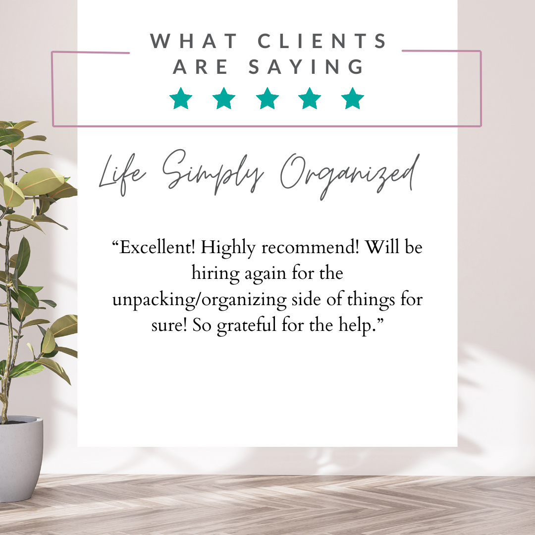 “Excellent! Highly recommend!” 🙌✨
There’s nothing better than helping a move feel lighter, smoother, and so much less overwhelming. And when our clients already know they want us back for unpacking and organizing… that’s the ultimate compliment 💫
So grateful we could be part of your transition 💛
#ClientLove #TestimonialTuesday #HappyClient #ProfessionalOrganizer #MovingHelp #PackingServices #UnpackingServices #HomeOrganization #StressFreeLiving #OrganizedHome #MovingDay #LifeSimplified #DeclutterYourLife #FiveStarService #Grateful