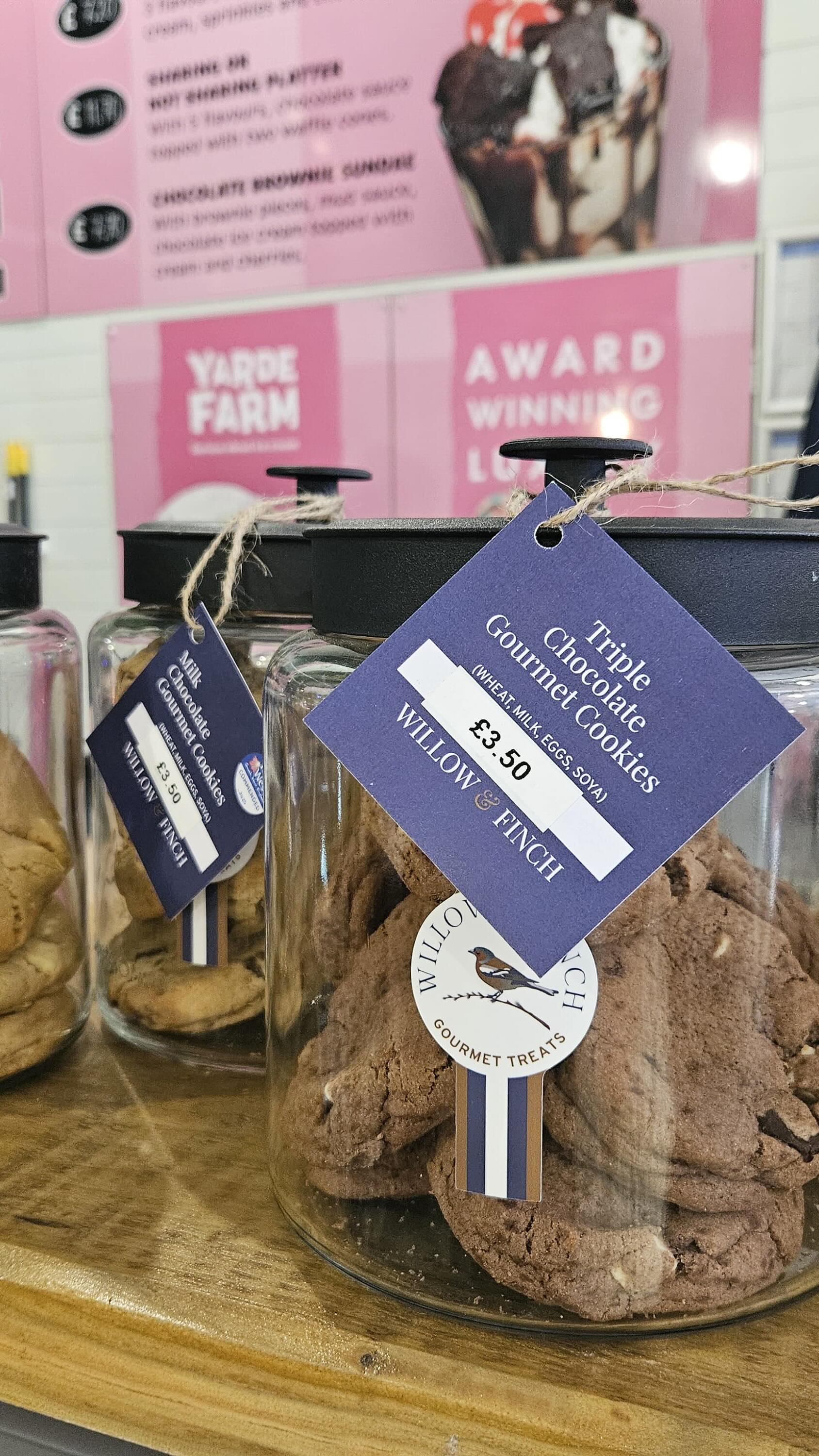We paid a visit to @RiverDartCountryPark recently and loved spotting our cookies in their café counter, right there alongside our tempting traybakes. There’s no denying there’s something for everyone!
If you’d like to find out more about stocking our range, head to www.willow-finch.co.uk/trade