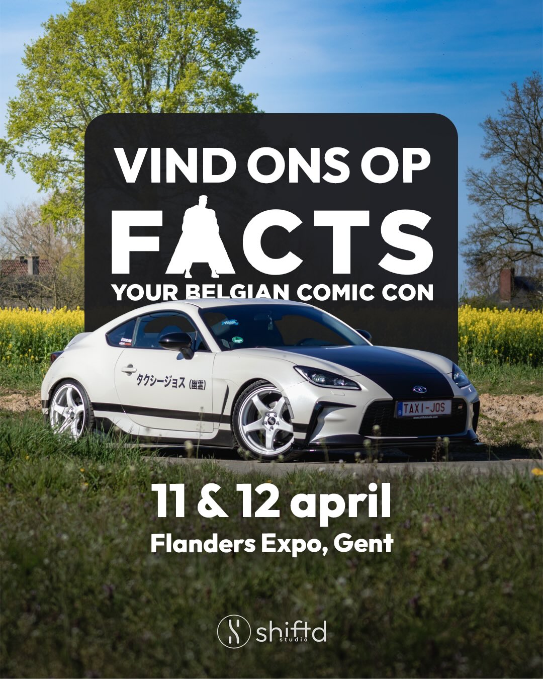 Dit weekend sta ik op @factsconvention in Flanders Expo 👀
Kom langs en laat gratis een portret maken! Alleen, met vrienden of familie.
Je ontvangt nadien je foto via een persoonlijke galerij 📸
Zie ik je daar?
📍 Flanders Expo, Gent
📅 11 & 12 april
#factsbelgium #fotografie #initiald #belgiumevents #shiftdstudio