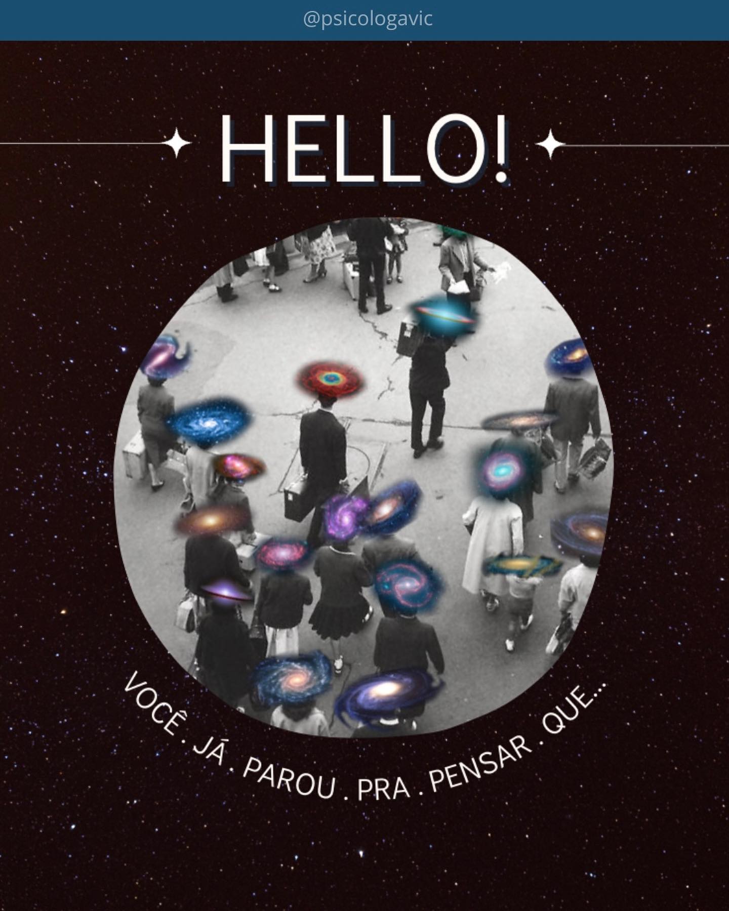 HELLO
Nossas percepções acerca de cada desdobramento do nosso dia são únicas! Elas são formadas graças à presença de um aparato biológico incrível, pelas nossas experiências de vida, que são absolutamente inigualáveis, e pelos nossos pensamentos, ligados às nossas crenças e valores.
Misture tudo isso e você terá “a SUA percepção”. SÓ SUA!
Sim! este é um fato muito especial sobre a existência humana, mas, mais especial ainda, é saber que há mais 7.999.999.999 BILHÕES de outras percepções no mundo além da sua!
Portanto:
1️⃣questione-se: fique atento às suas próprias percepções, porque eles costumam ser recheados de distorções cognitivas;
2️⃣comunique-se: o que é óbvio pra ti, geralmente não é pro outro;
3️⃣exercite sua empatia: as pessoas têm suas razões singulares (psíquica, histórica e biológica) para conseguirem ser o que são, o que, é claro, influencia no modo que percebem e interpretam as coisas.