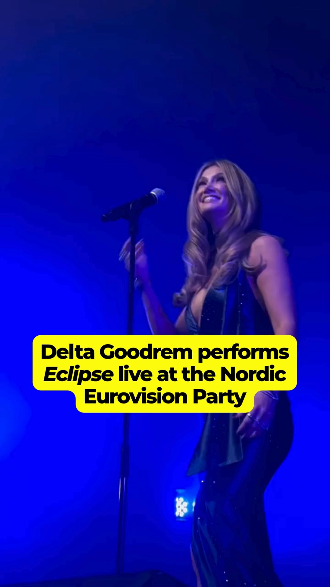 Delta Goodrem performs Eclipse live at the Nordic Eurovision Party!!!
Video credit: @nordiceurovisionparty
@deltagoodrem
#eurovision #esc #eurovision2026 #esc2026 #australia