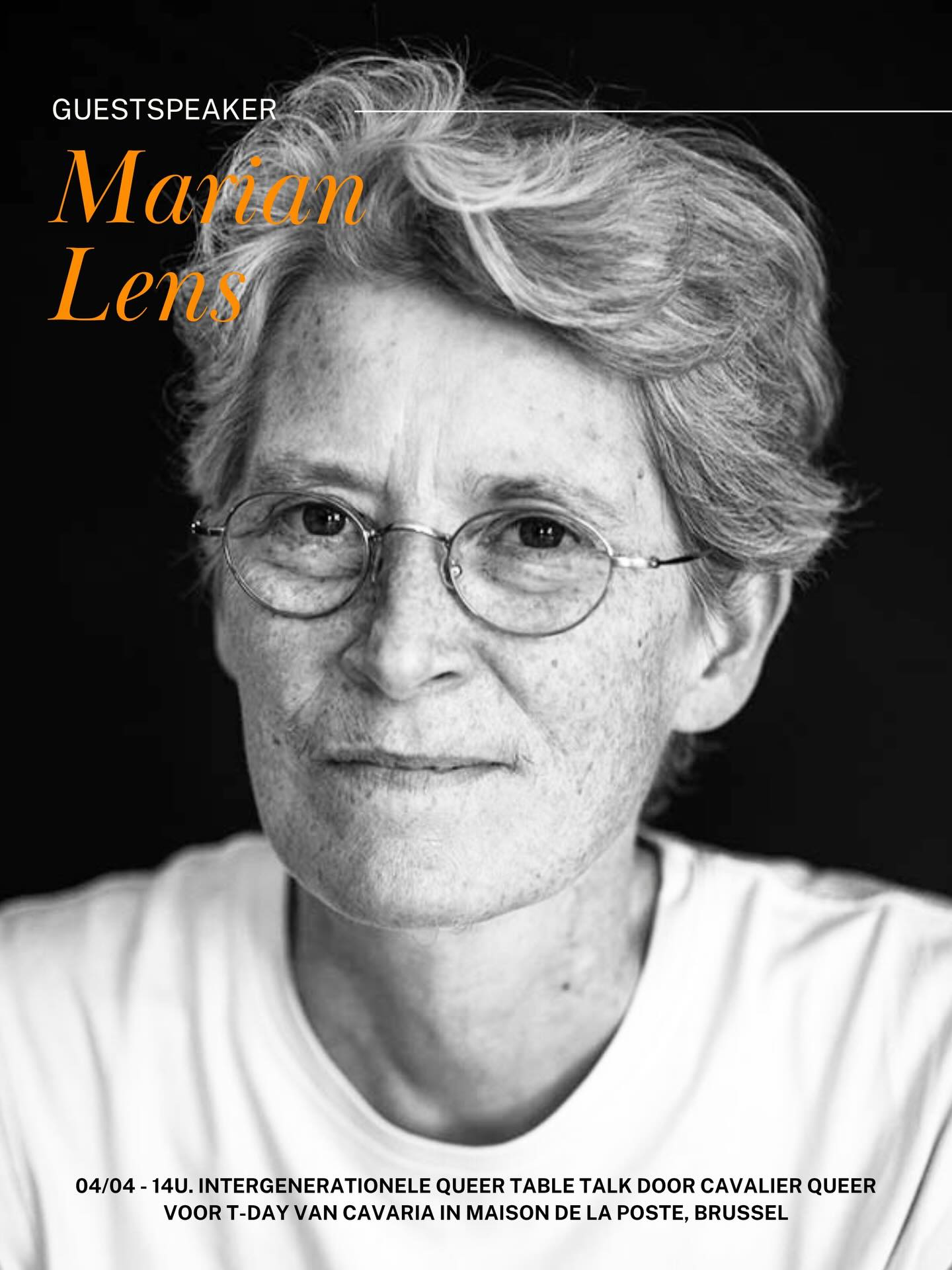 @lensmarian is een gastspreker in onze intergenerationele queer table talk over ‘Taal in Transitie’ voor T-Day op 04/04 om 14u in @maisondelaposte. Marian is socioloog en oprichter van L-Tour, dat sinds 2014 lesbische en regenboogroutes, tentoonstellingen, conferenties en educatieve trajecten organiseert om de geschiedenis van LGBTQI+-gemeenschappen zichtbaar te maken. Al in haar masteronderzoek begin jaren tachtig analyseerde ze de ideologie van het verschil in gegenderde rolpatronen binnen een heteropatriarchaal systeem, een kritische reflectie op taal die ze sindsdien verder heeft verdiept. Naast haar publiekswerking werkt ze aan de overdracht van haar meer dan vijftig jaar opgebouwde LGBTQIA+-archief naar Het Archief van Brussel, waar ze via thesauri en participatieve, ethische archivering onderzoekt hoe identiteiten, concepten en bewegingen benoemd, geordend en toekomstgericht bewaard kunnen worden. Andere gastsprekers zijn @joppe_dc en @sixtine_zoalsdekapel Moderator is @uwi.tempspournous . Intro door @marijn8en en @biemdhondt
De IQTT’s maken deel uit van een breder traject rond queer erfgoed en worden gefilmd en gefotografeerd. Wil je niet herkenbaar in beeld? Laat het weten aan onze hosts — we voorzien een systeem om je privacy te respecteren. Consent is geen voetnoot, maar een actieve praktijk. Dit project wordt gesteund door verschillende culturele en erfgoed instellingen en de Vlaamse Overheid.
#tabletalk #taalinstransitie