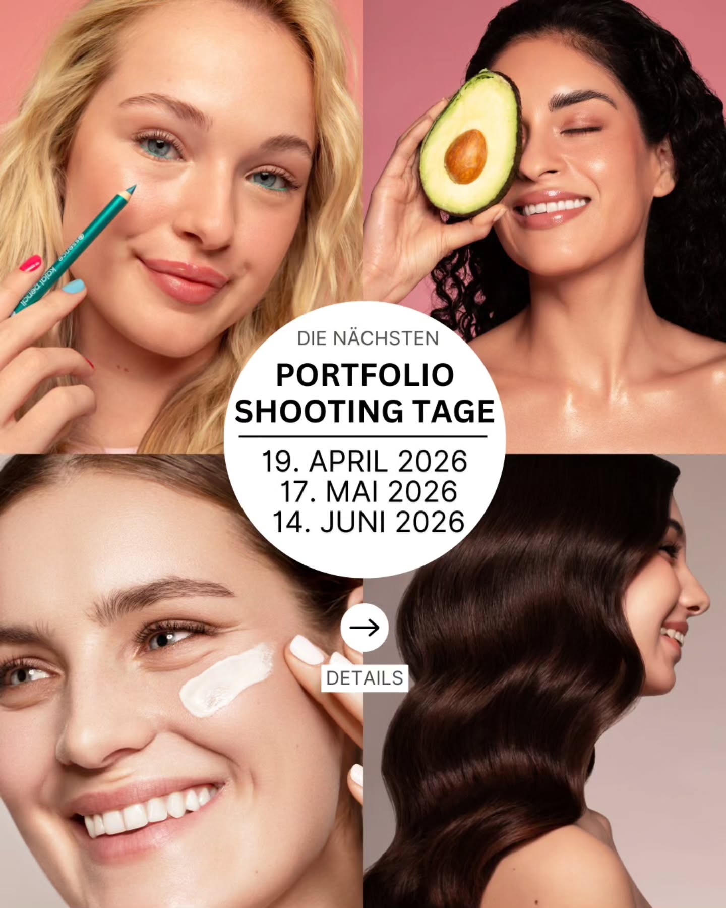 Sei dabei bei unseren nächsten Portfolio-Shooting-Tagen in Speyer! (Nähe Frankfurt/Stuttgart) 📸😍
👉Agenturen und Kund:innen entscheiden anhand deiner Bilder, ob du für Jobs infrage kommst. Ein professionelles Portfolio ist deshalb die Grundlage, um als Model wahrgenommen und angefragt zu werden.
In diesem Post erfährst du, für wen unsere Portfolio-Shootings geeignet sind und in welchen Bereichen wir shooten. ➡
📸Du hast Interesse an einem Portfolio-Shooting?
Schreib uns gerne eine Nachricht oder buche dir unverbindlich & kostenlos einen Kennenlern-Call über den Link in unserer Bio 🔗
#ModelPortfolio
#PortfolioShooting
#ModelsOfGermany
#BeautyModels
#ModelLife
