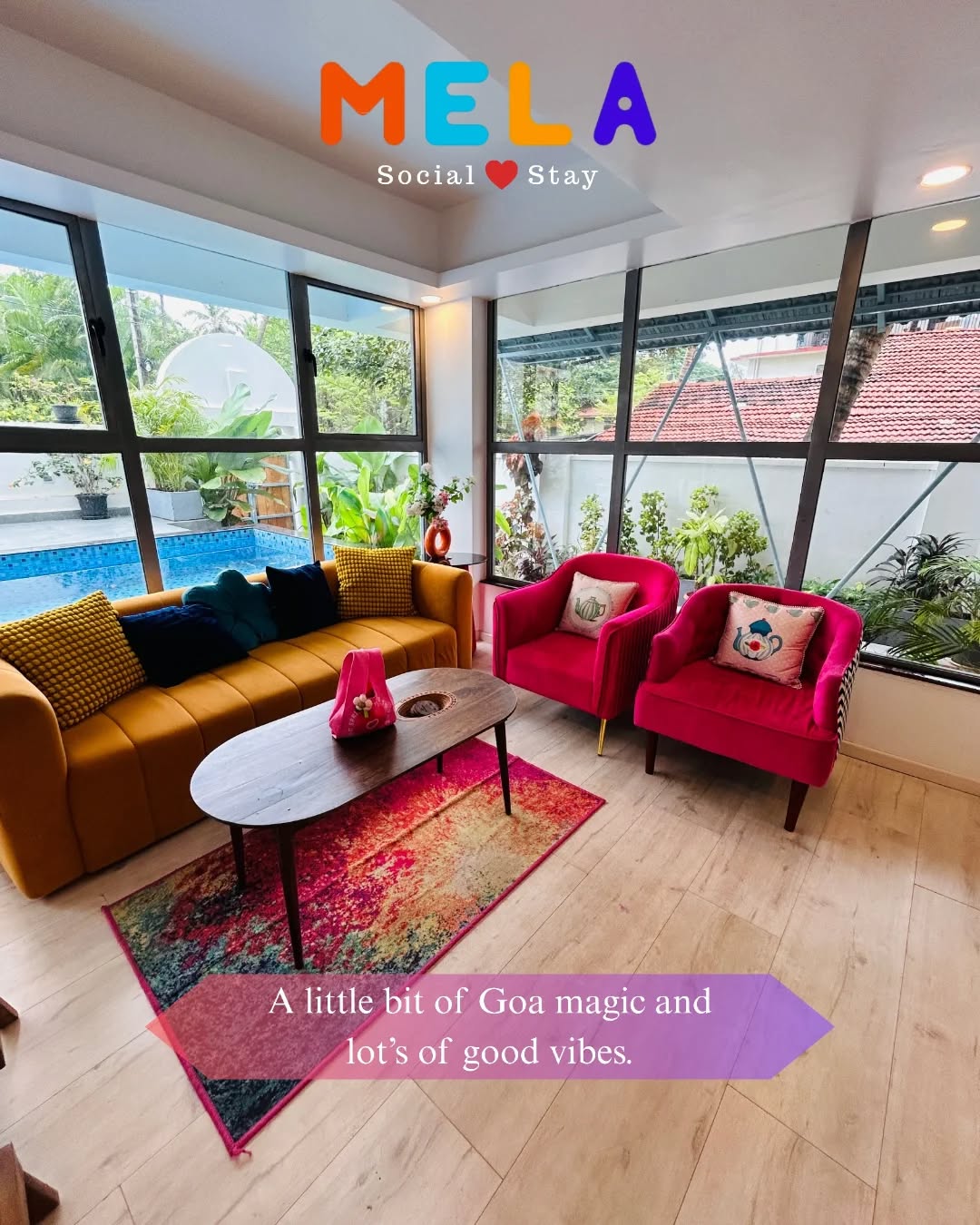 That’s what Mela feels like from the moment you step in, Easy, Lively, and made for days that turn into nights without a plan.
This is a stay that feels as lively or as laid-back as you want it to be.
#melabyhalf #poparthouse #hotelincalangute #villasingoa #airbnbgoa