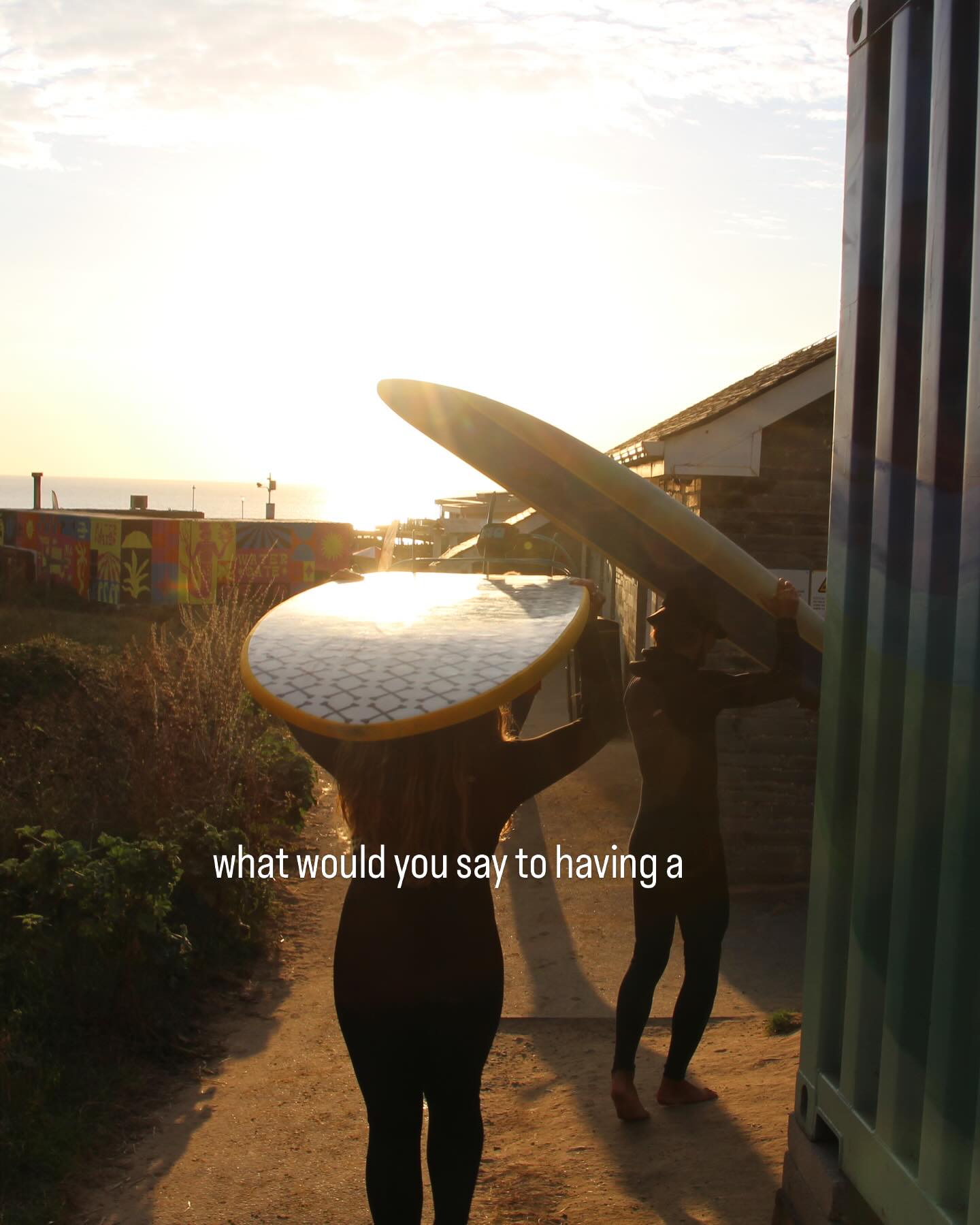 Are you down or what??🌞
This winter has completely shone a light on how I talk to myself… a lot of ‘it’s impossible’, ‘ I can’t’, ‘it won’t work’… bla bla bla
It’s total bs.
I saw a quote the other day that said, dream big, then x it by 1,000 (because you probably didn’t go big enough the first time round).
When you start to visualise your dream life you get a smack of dopamine and it all suddenly feels possible, that’s because it actually is.
Anyway this is the mantra I am taking into the summer because I’m bored of being mean to myself, when life can be so lovely.
Also how dreamy is Watergate?! Throwback to a few summers ago when I couldn’t surf and had to be camera lady. Thankful to have these as a reminder of how 10/10 Cornwall can be.
🤍
🩶
#qotd #dreambig #cornwallsummer #cornwall #fyppp