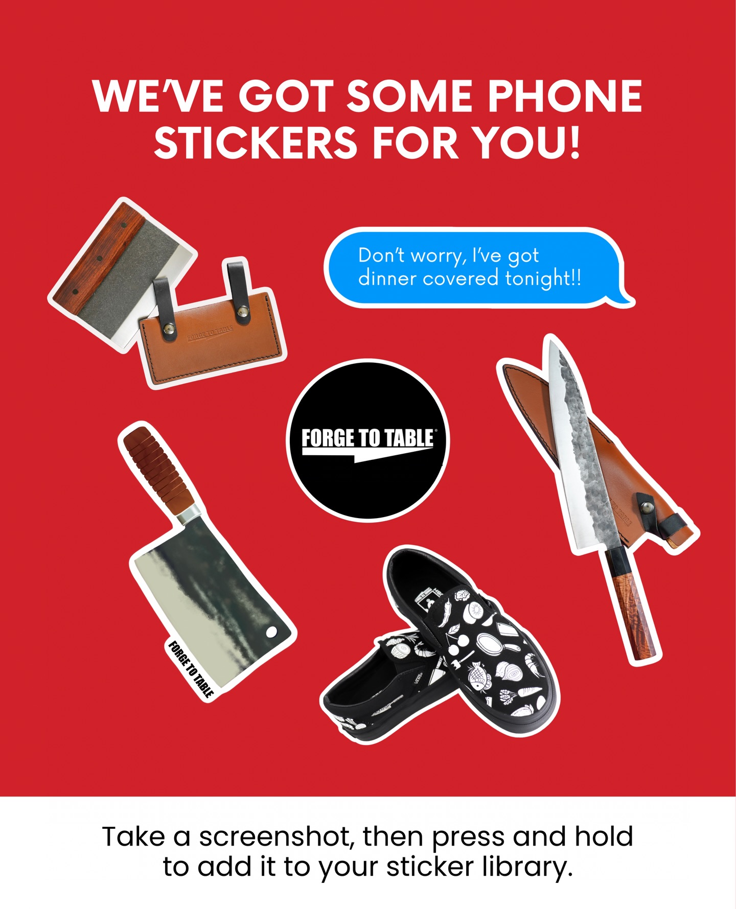 Blades so sharp, they belong in your chat. 🔪📱