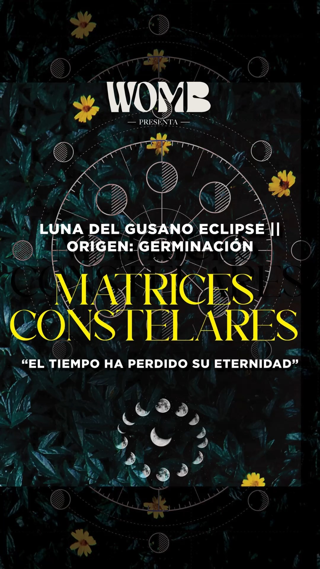 🌕🌖🌗🌘🌑🌒🌓🌔🌕
MATRICES CONSTELARES ¡¡¡3ra FUNCIÓN!!! ✨
"El Tiempo Ha Perdido Su Eternidad"
✨ Ofrendamos un ritual coreopoético en concierto. Una escena-visión que nace de las profundidades de las voces, los cantos y llantos de la tierra, del tiempo, del cuerpo.
✨ Marzo ✨
🌒 “LUNA DEL GUSANO ECLIPSE || ORIGEN: GERMINACIÓN
Coreopoesía Sonora III"
🌒 Viernes 27 de marzo
🌒 20:30hrs
🌔 Casa Womb
📍Calle Reforma #5, Col. San Simón Ticumac, Portales, CDMX.
🌒 BOLETOS link en bio
Ensamble integrado por:
✨ Raissa Pomposo, danza y voz
✨ Natalia Pérez Turner, cello y voz
✨ Adriana Camacho, contrabajo y voz
✨ Adrián Robledo, kora, clarinete bajo y voz
✨ Milo Támez, percusión y voz
🌒 🌕 La metáfora en Piscis
"Me disuelvo en el gran río de la memoria. Lo que suelta la raíz, alimenta el brote".
🌒 Las voces que sostienen los arquetipos solilunares de esta noche son de cuatro poderosas poetas:
✨ Eliane Potiguara (Potiguara-Brasil)
✨ Lesley Belleau (Anishinaabe-Canada)
✨ Romaine Moreton (Goenpul/Bundjalung-Australia)
✨ Inaicyra Falcāo dos Santos (Yoruba/Candomblé- Brasil)
Fotos: @ximenafargas ❤️🔥
#milotamez #conciertos #dondeir #performance #wombexperience