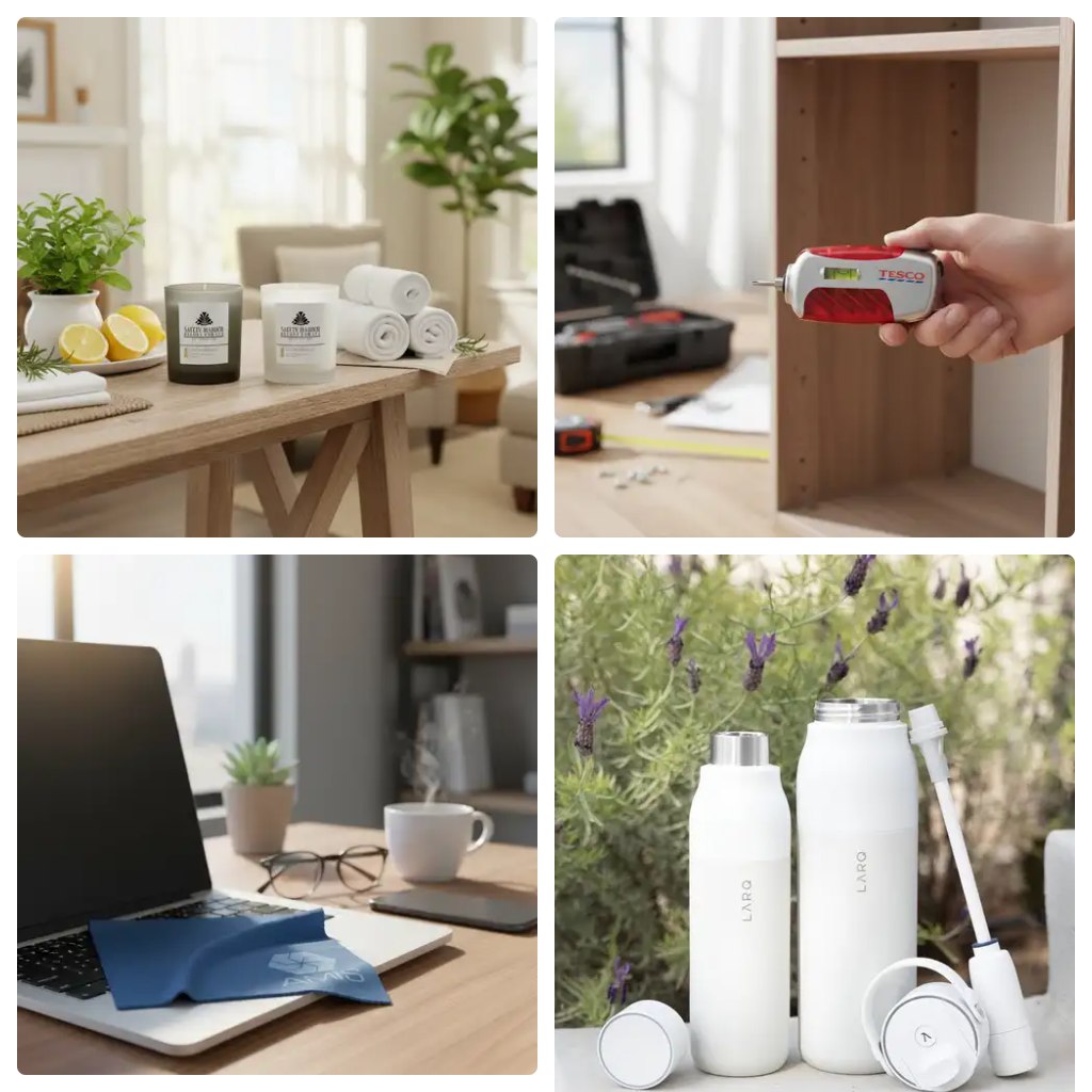 Take your brand to the next level with our help. Let our team develop a merch campaign with fresh ideas. #candles #multitools #promomarketing #waterbottles