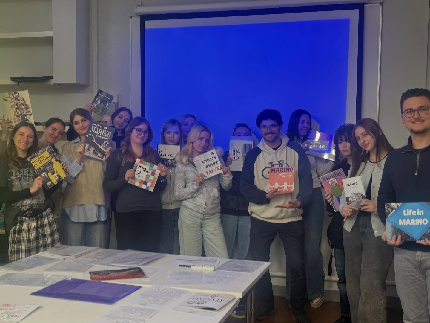 ❤️ So proud of my Communication Design students ❤️
After 6 weeks, they presented Celebrating the Stories of Marino — a project rooted in real community connection with the local Tuesday Club in North Dublin.
Through stories of childhood, love, resilience, and survival, they created beautiful books that honour lived experience across generations.
But the real learning went beyond design:
✨ Empathy
✨ Listening
✨ Human connection
Watching 20-year-olds connect with 80-year-olds was truly moving. This wasn’t just a project… it became a bridge between generations.
So proud of these students — not just designing, but transforming their world through empathy.
Together, we grow 🌱
Planting seeds of hope. @wearegriffithdesign