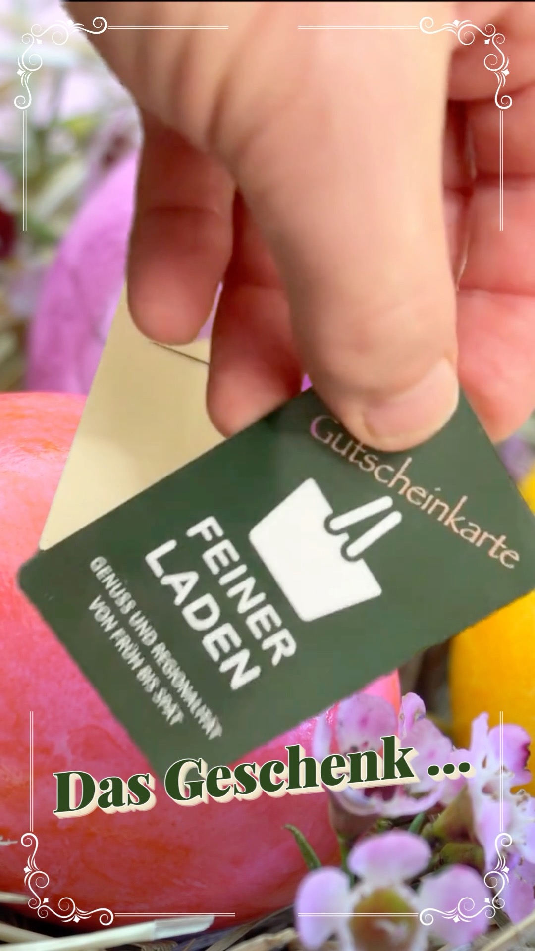 Guad is, einfach is, Freude machts - so ein Geschenk. Gutscheine gibt´s auch online unter www.feinerladen.at