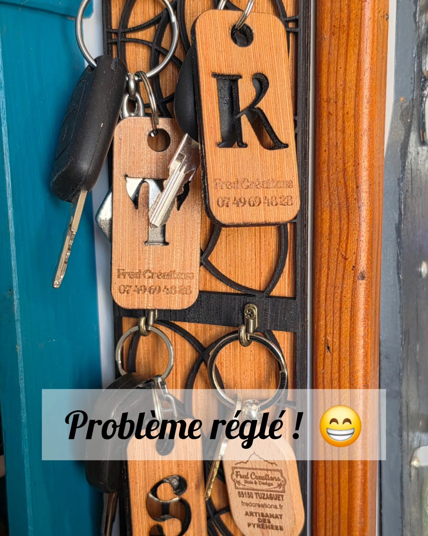 Fini de chercher mes clés pendant 10 minutes 😅
Maintenant elles sont toutes à leur place 🔑
Installé à la maison… et validé !
Qui galère encore avec ses clés ? 😁
#artisanat #cle #decorationinterieur #bois