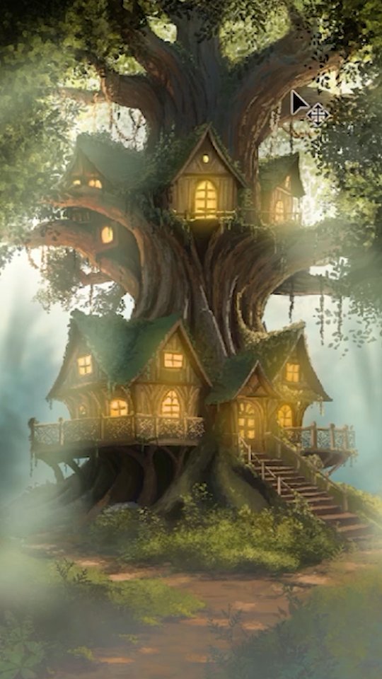 The trees are turning green again. Moss appears from underneath the snow. Spring is here... and I'm ready for it 😊
#art #digitalart #whimsicalart