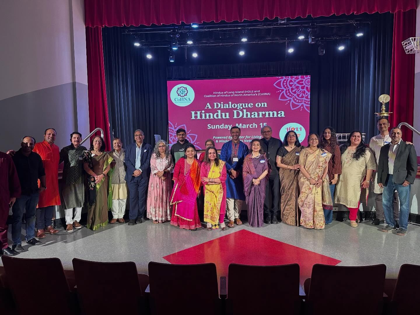 Photos from - “A dialogue on Hindu Dharma” organized by HOLI and CoHNA - Sunday March 15th at Glen Oaks NY- #hindudilouge #HOLIEVENT #cohna #holinewyork #hindusoflongisland