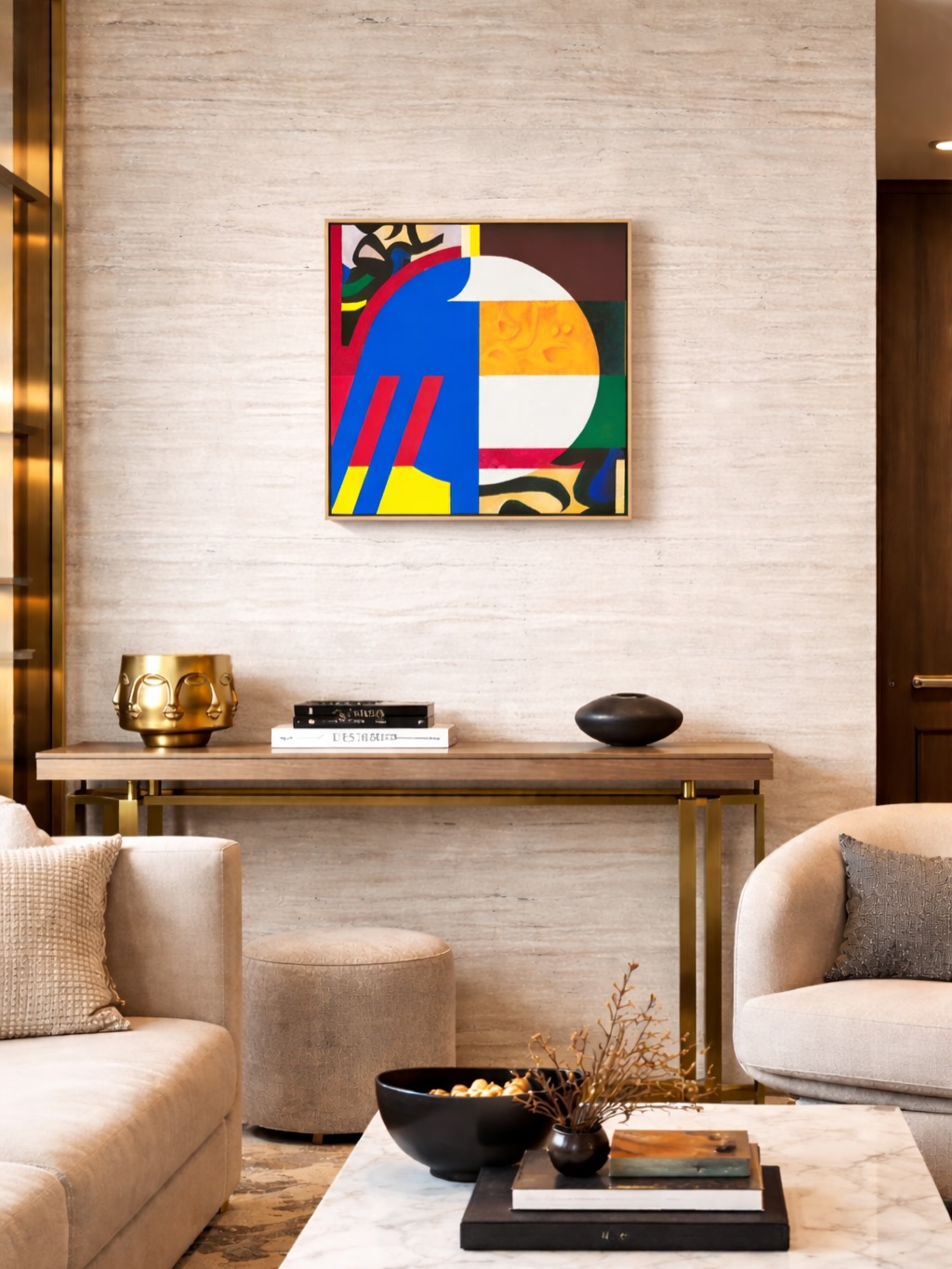 Nuqta
2025, Acrylic, sand & gold leaf on canvas, 76 × 76 cm, Unique piece
Exhibited at : Story of a Dot
Art Circle Award 2025
Bassam Freiha Art Foundation, Abu Dhabi
@bassamfreihaartfoundation