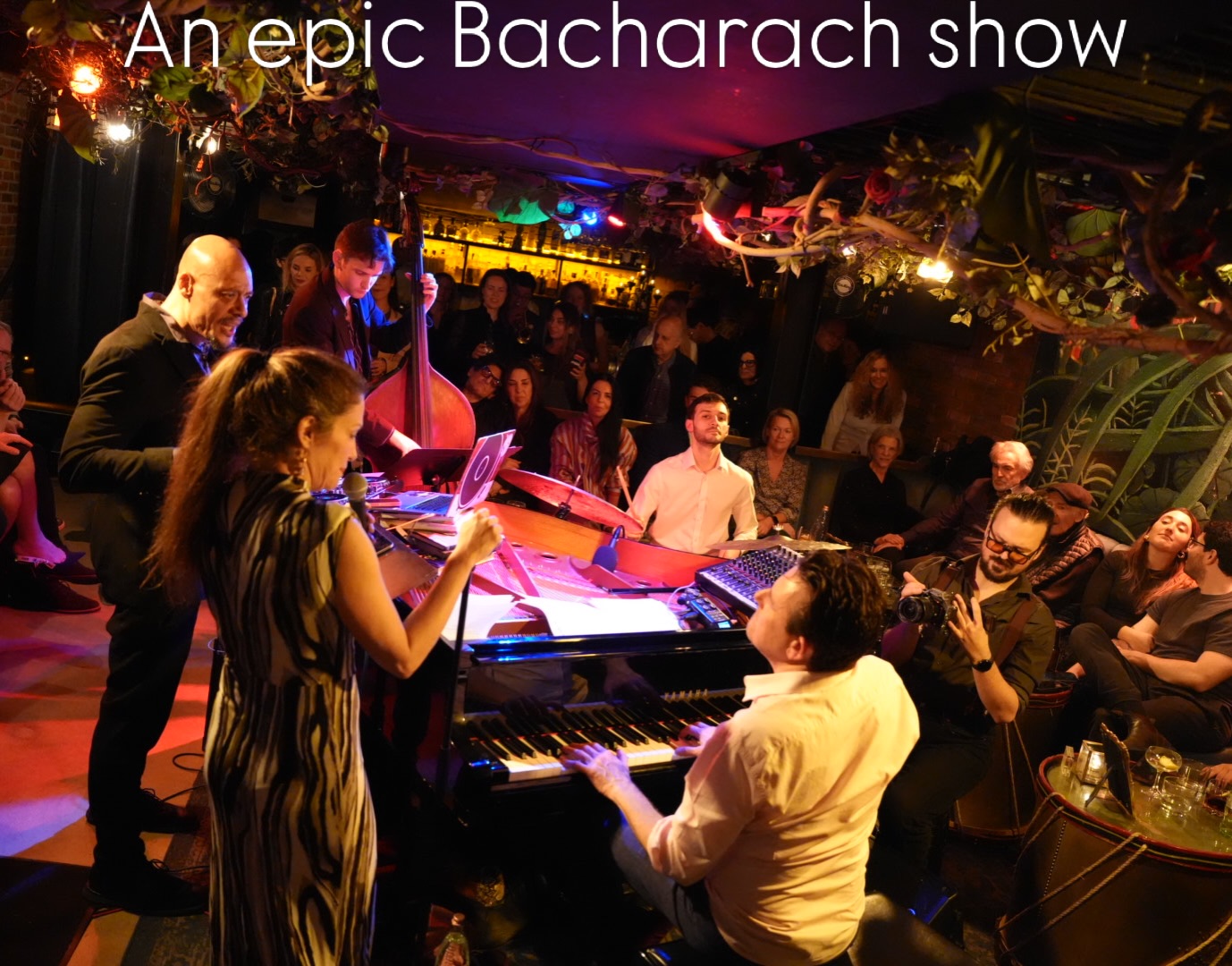 Wonderful Burt Bacharach show was had! Bravo to Hilary and Rahj for singing their butts off. Brilliantly captured by @imkegerdes 📸