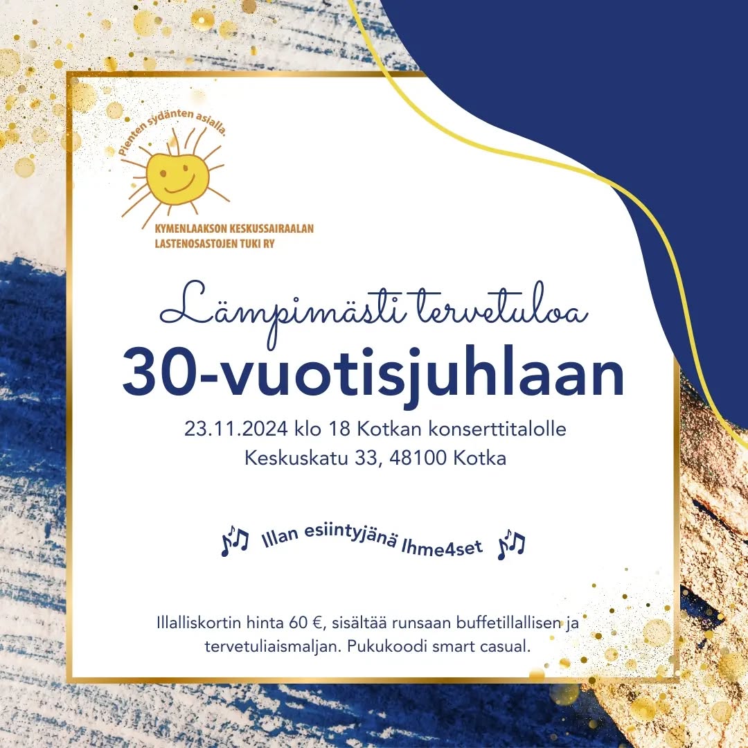 Liput myynnissä nyt!🥳