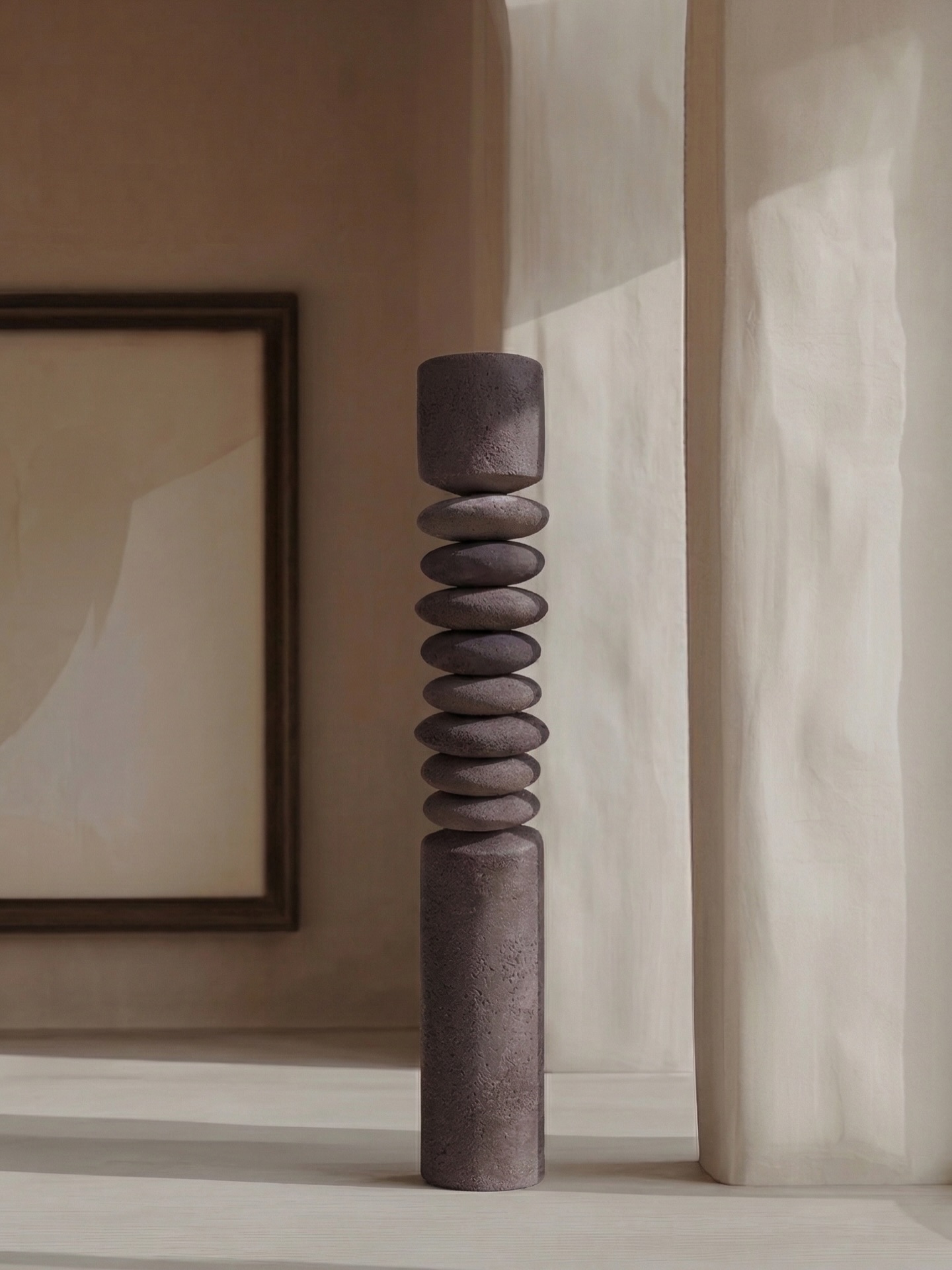 De la escala íntima a la monumental. Inspirada en la repetición y el peso de la joyería artesanal.
—Joya Collection.
#microcemento #escultura #pedestal #custom #inspiración