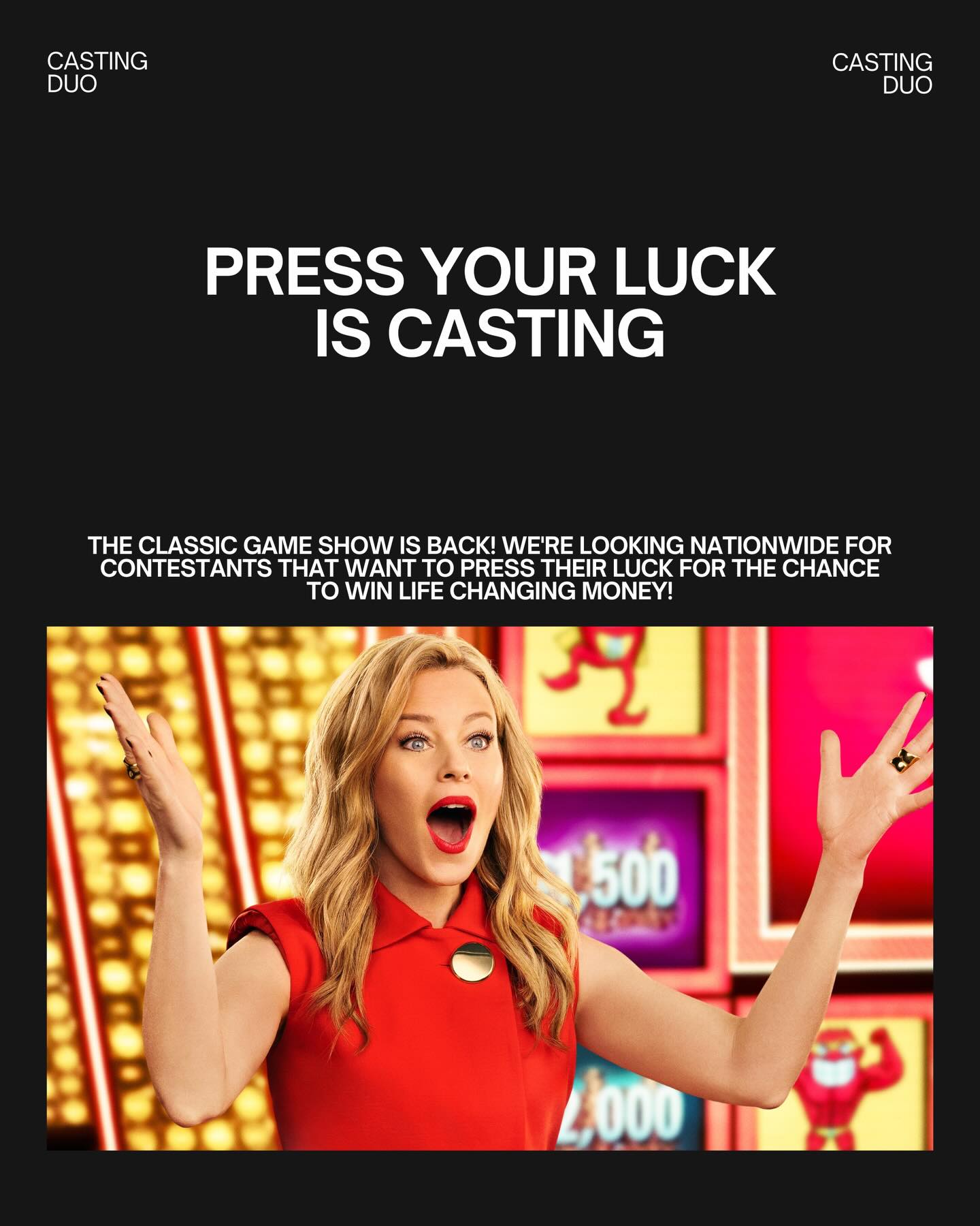 The classic game show is back and we need contestants! If you’re to win life changing money. Apply now at the link in our bio!