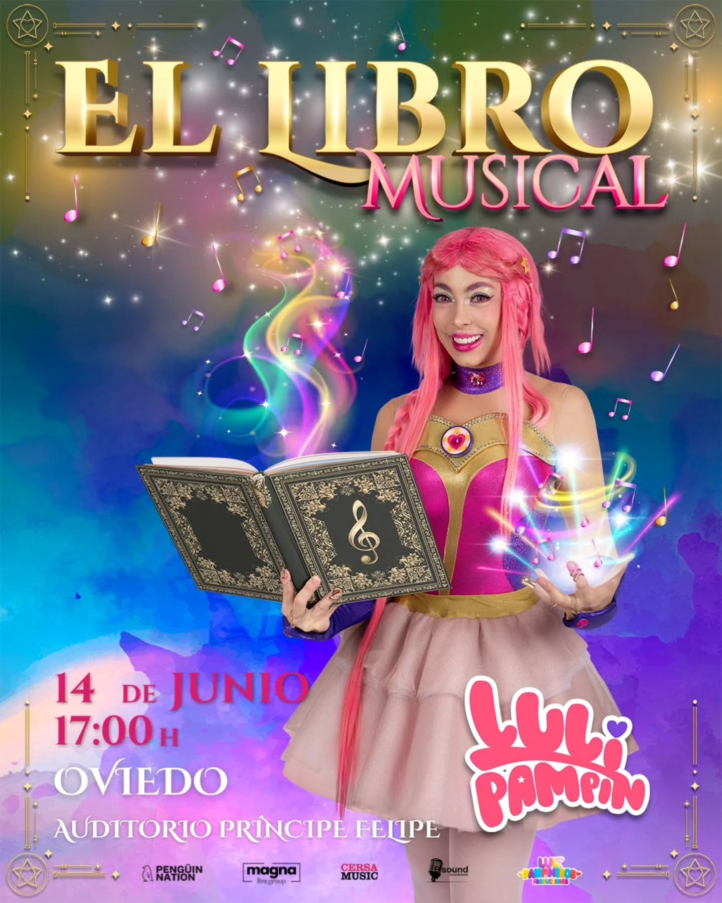 🎉✨ ¡ATENCIÓN NUEVA FECHA! ✨🎉
Tenemos una noticia que os va a encantar 💖
Oviedo se suma a la gira española de Luli Pampin para vivir un espectáculo lleno de música, alegría y diversión 🥳🎶
Prepárate para cantar, bailar y disfrutar en familia de un show mágico que hará brillar los ojos de los más peques… ¡y también de los mayores! 🌈
📍 Oviedo
🏛️ Auditorio Príncipe Felipe
⏰ 17:00
📅 14/06/2026
🎟️ cersamusic.com
¡No te lo pierdas! 💫