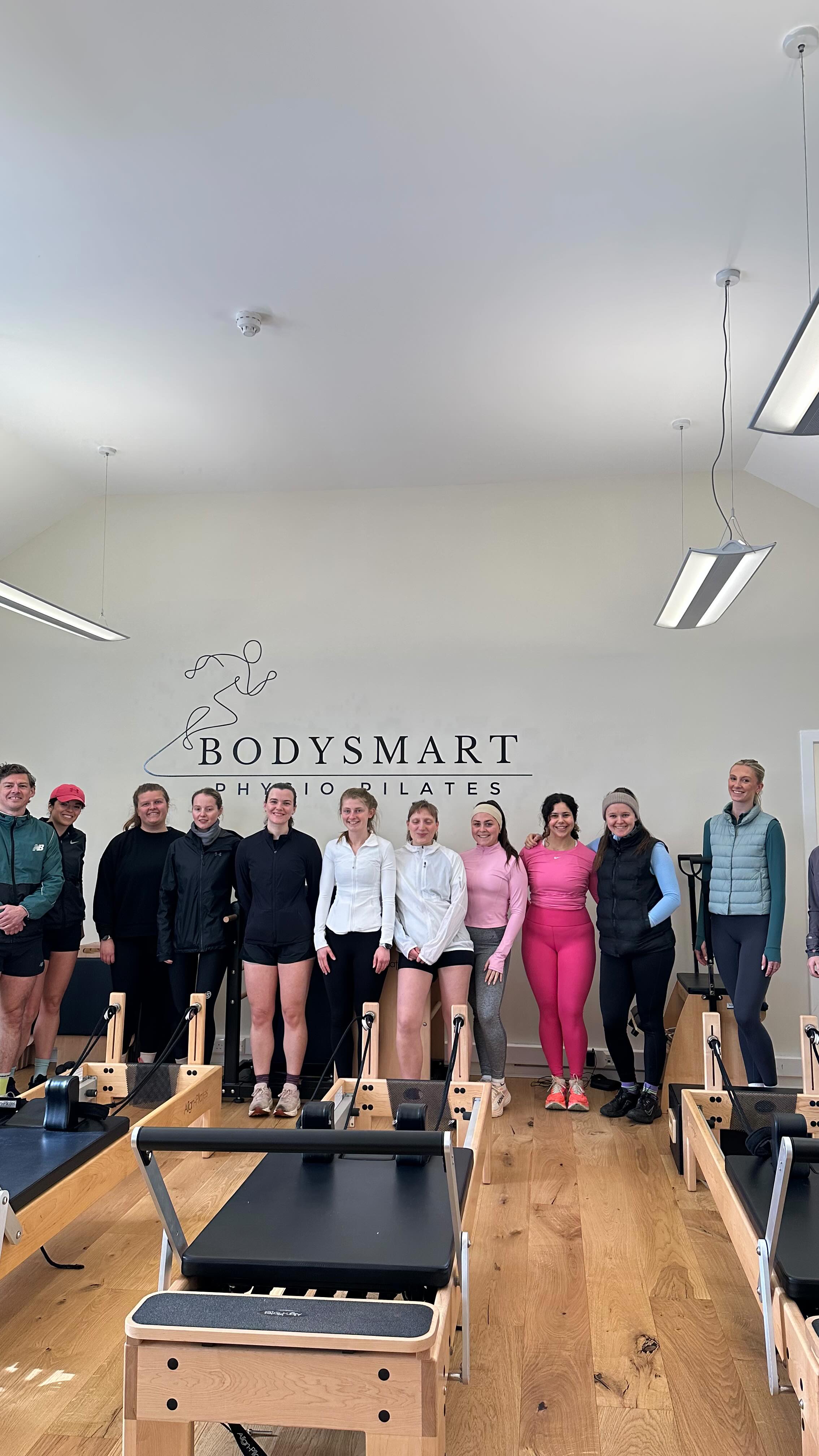 Another great event today with @bodysmart.physiopilates 🏃♀️
We started with a dynamic warm-up before heading out for a 5K run 🏃♀️ Back in the studio, Sinéad used the VALD Force Decks to show how they assess strength, movement and imbalances 💪🏻
We then moved into Pilates for Runners 🧘♀️ followed by a really insightful Q&A on injury prevention and performance 🩷
We then wrapped up the event with incredible sandwiches from @toscanoedinburgh - thanks to everyone who came!