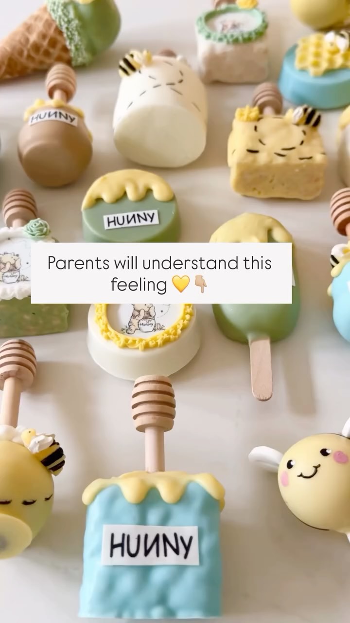 Parents will understand this feeling… 💛
You spend weeks planning their party.
Picking the theme.
Choosing the colours.
Hoping everything feels a little bit magical.
And then they walk in and see the dessert table… 🐻🍯
These Winnie the Pooh treats were made for that exact moment.
Cake pops, cakesicles, cakelets, marshmallows and Rice Krispy treats - all themed and made to bring the Hundred Acre Wood to life.
Because birthdays aren’t just parties.
They’re memories in the making 💛🐻
Save this for your next party idea or tag someone planning a Pooh themed celebration. #cakepops #party #partyplanning #cake #kidsparty