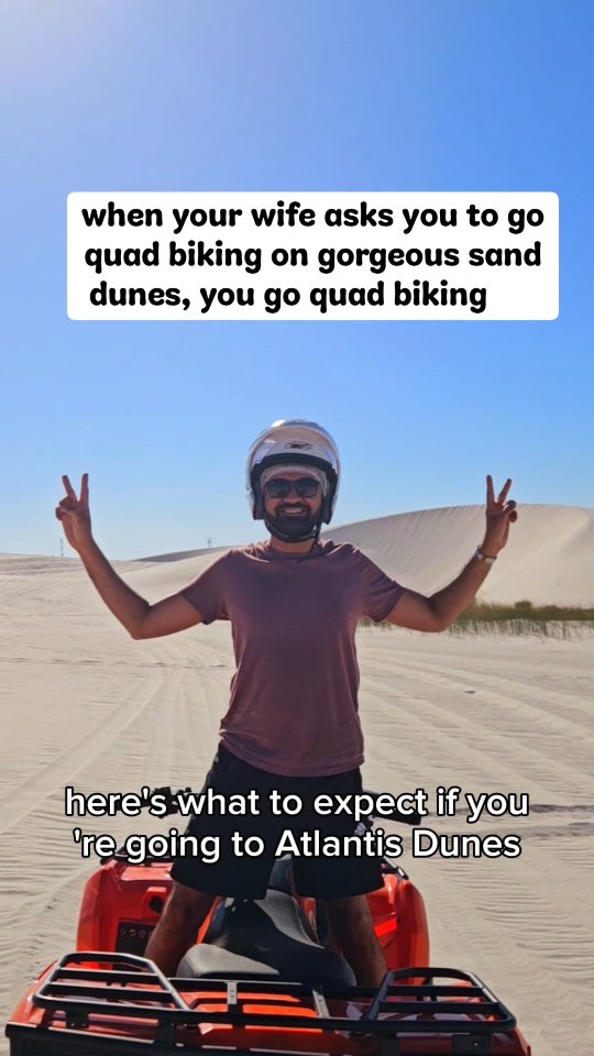 comment DUNES for the link to the 50% off booking link!
Atlantis Dunes is a must visit when you're in Cape Town. With a safe amount of adrenaline and gorgeous dunes, you're in for a treat!
#southafrica #tripguide #travelinspiration #uniqueexperiences