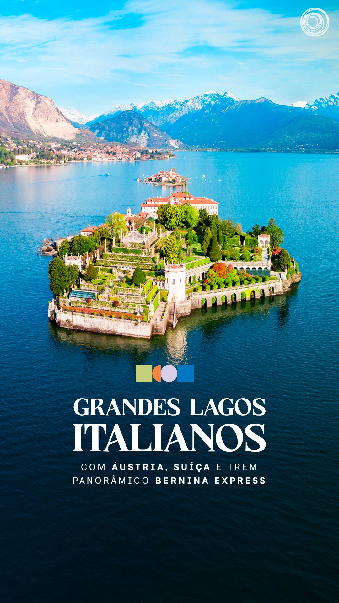Três países, paisagens de tirar o fôlego e o privilégio de viajar sem preocupações. ✈️✨
Imagine desbravar o Norte da Itália, a Suíça e a Áustria em um único roteiro, acompanhado por guia brasileiro e com curadoria em cada detalhe.
Dos passeios de barco no Lago de Garda à travessia épica dos Alpes no Bernina Express. Da história de Romeu e Julieta em Verona ao requinte do Grand Hotel des Iles Borromees no Lago Maggiore.
GRANDES LAGOS ITALIANOS COM ÁUSTRIA, SUÍÇA E TREM PANORÂMICO BERNINA EXPRESS
DE 19 DE SETEMBRO A 30 DE SETEMBRO
Consulte seu agente de viagens e garanta o seu lugar!
#domundo #norteitaliano #lagositalianos #dolomitas #berninaexpress #viagememgrupo