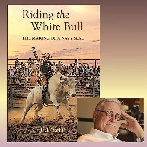 Jack Ratliff, Riding the White Bull: The Making of a Navy SEAL
Mar 29, 2026, 4:30 PM MDT
Collected Works Bookstore & Coffeehouse, 202 Galisteo St, Santa Fe, NM 87501, USA
In conversation with NYT best-selling author Hampton Sides. In this clear-eyed memoir, Ratliff revisits a life of risk and adventure—college in the 1950s, open roads, wild jobs, and the punishing birth of Navy SEAL training—offering hard-won wisdom from a generation that refused to live safely.