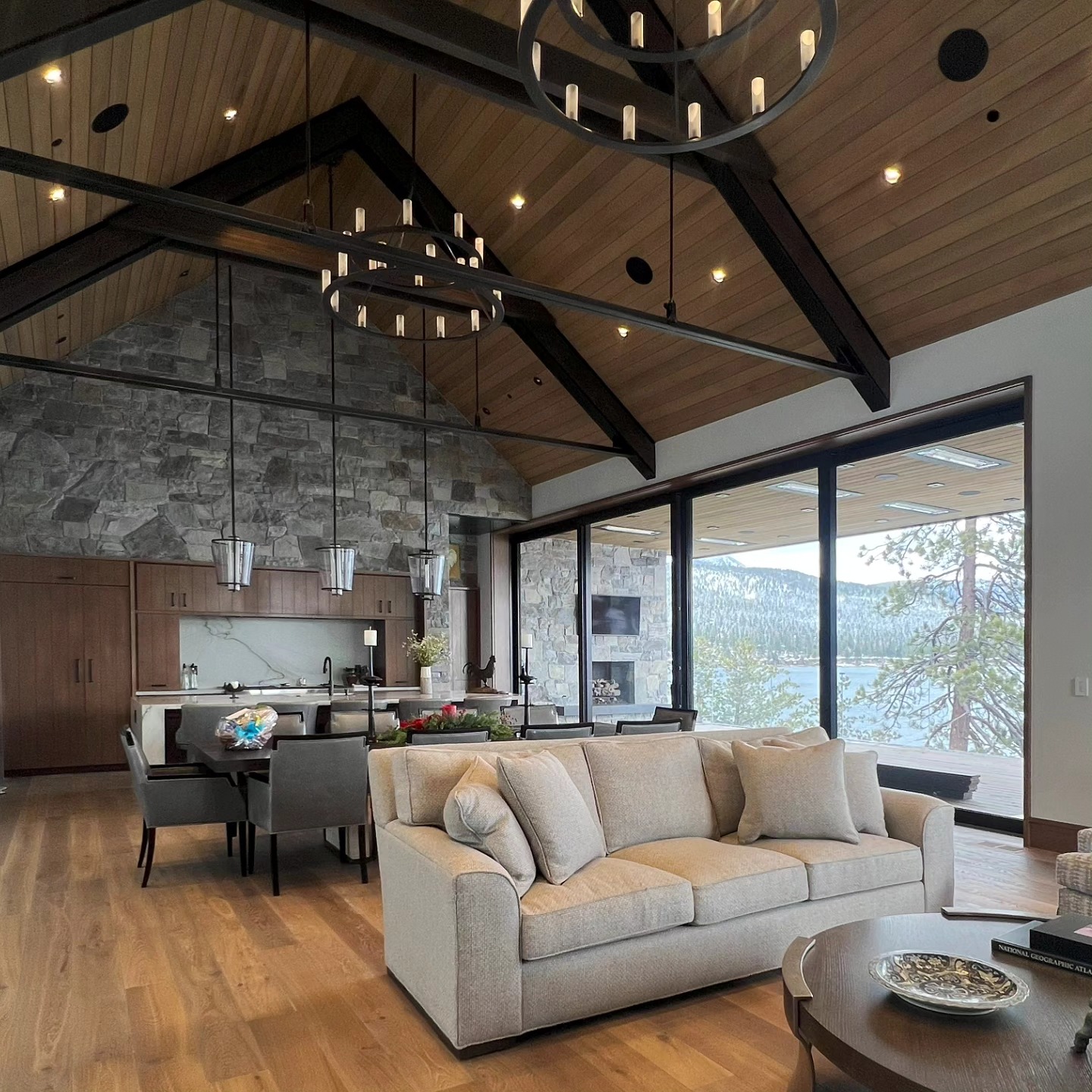 Swipe through to check out one of our luxurious, lakefront projects in Crystal Bay.
From the glass-enclosed bridge, to the private pier, to the beautiful wood ceilings and natural stone.. SierraCon is proud to have brought this modern, mountain home to life.
More pictures to come.🏡
.
.
.
#generalcontractor #laketahoe #lakefronthomes #laketahoeconstruction #sierracon