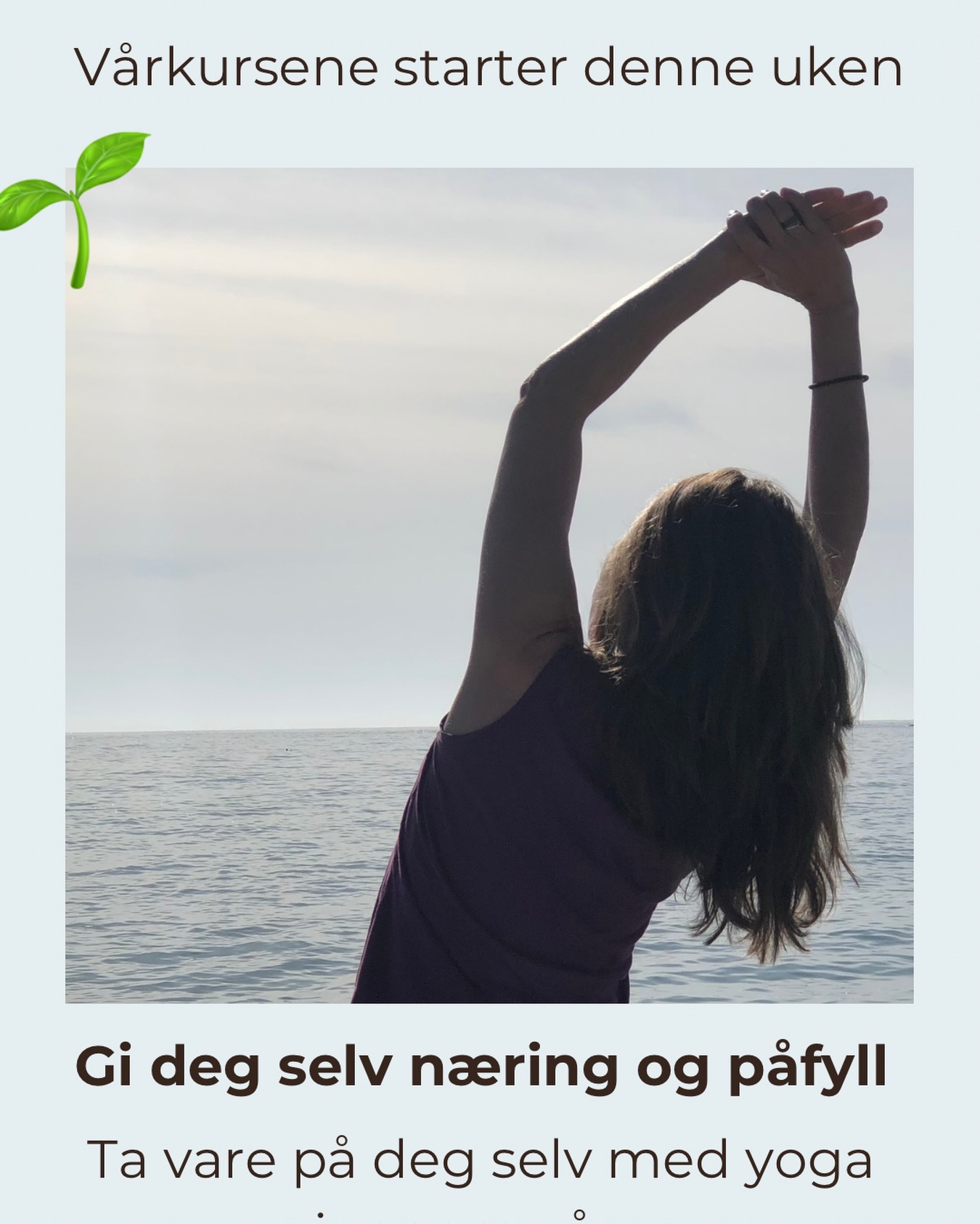 Vi starter vårkursene denne uken. Yoga er en fin måte å ta vare på deg selv og gi deg selv næring og påfyll gjennom hele året.
🌱🌸🌞
www.osloyoga.no