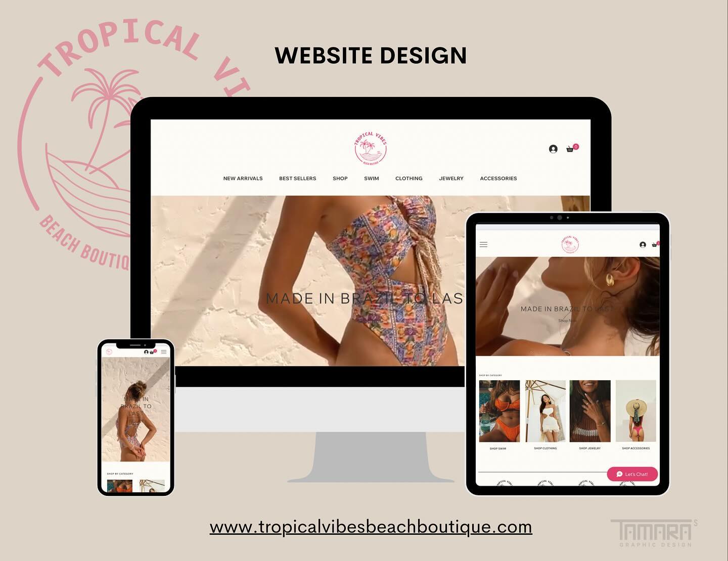 E-COMMERCE | WEBSITE DESIGN
.
@tropicalvibesbeachboutique contacted me to boost their online presence. At first, I understand that the process of building an e-commerce can feel a little overwhelming, but we worked together and now we have a beautiful, clean, organized, and friendly User Interface (UI), and most important a happy client who is already increasing their online sales. You can check their website at www.tropocalvibesbeachboutique.com
.
#webdesigner #ecommercebusiness #ecommerce #websitedesign #smallbusiness #graphicdesigner