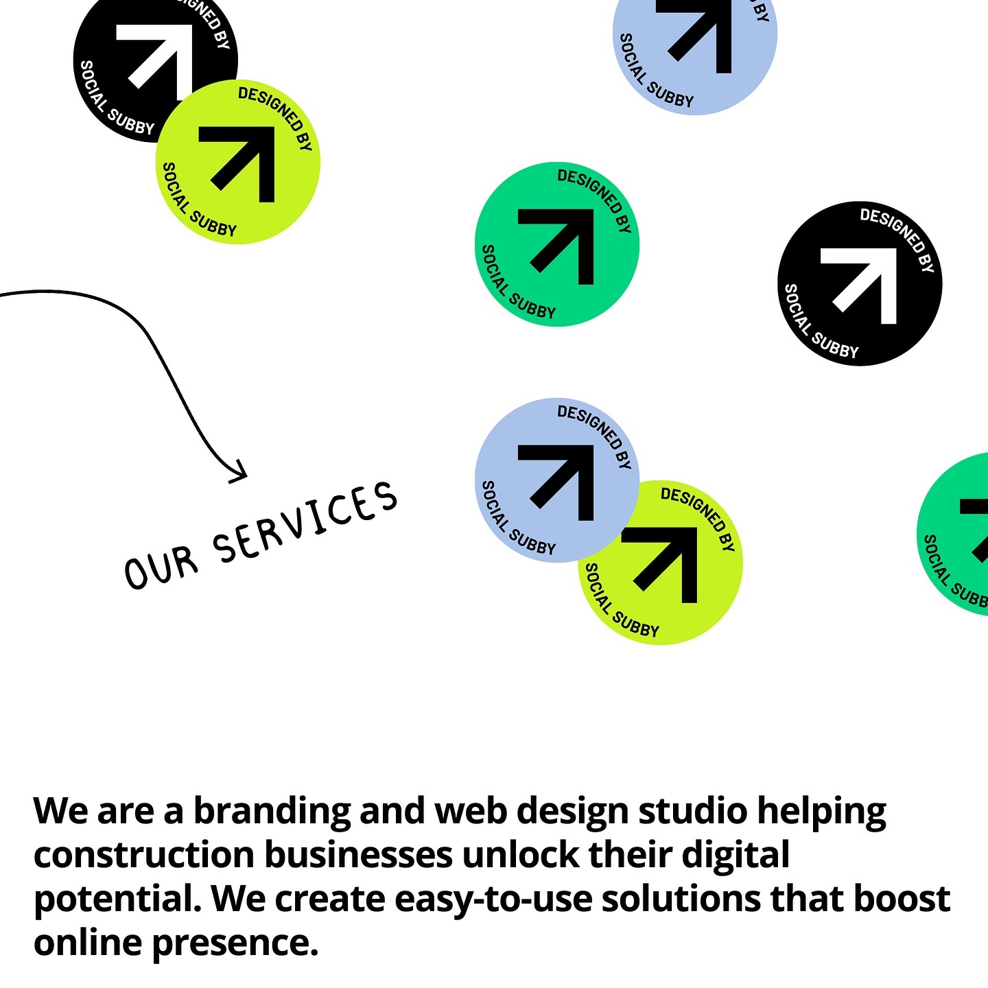 👋🏻 Welcome to Social Subby!
🛠️ From branding, to web design and social media, we tailor our solutions to elevate your construction business.
🤙 Ready to take your brand to the next level? Get in touch via the contact details in our bio or drop us a message!
#SocialSubby #Marketing #ConstructionMarketing #DigitalMedia #Branding #WebDesign #GraphicDesign