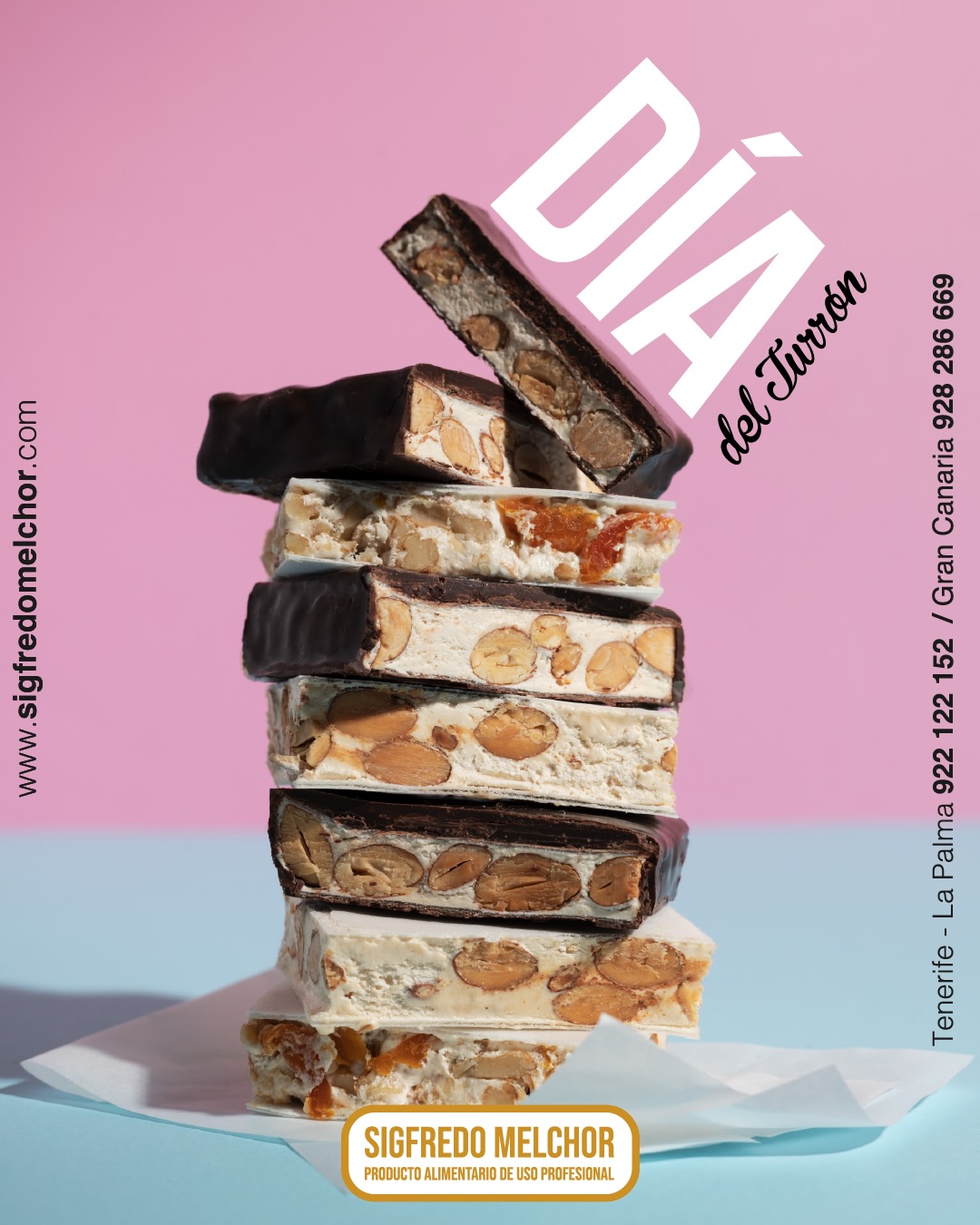 🌸🍯 Hoy celebramos el Día del Turrón… en primavera
Porque el turrón no entiende de estaciones 😉
Es momento de innovar, probar nuevos sabores
y dejar volar la creatividad 👩🍳✨
👉 En Sigfredo Melchor tienes todo lo que necesitas:
moldes, chocolates y una gran variedad de turrones
para crear o disfrutar como quieras
Desde los clásicos de siempre…
hasta tus propias creaciones 💡🍫
🛒 Descúbrelo en
www.sigfredomelchor.com
#DiaDelTurron #TurronTodoElAño #PrimaveraDulce #PasteleriaProfesional #ChocolateLovers ReposteriaCreativa SigfredoMelchor