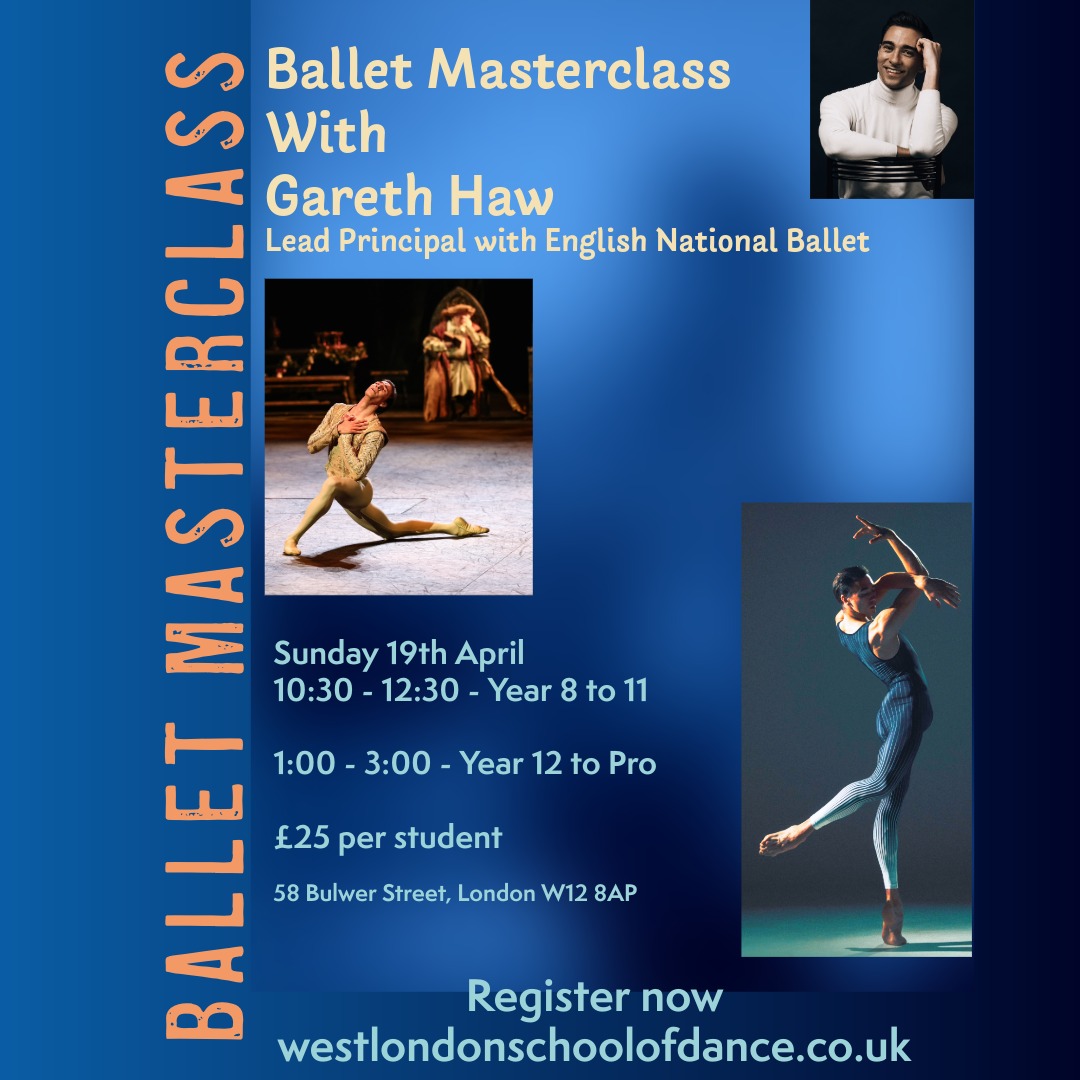 ✨ Ballet Masterclass with Lead Principal Dancer Gareth Haw ✨
Step into the studio with one of ballet’s finest. Join Lead Principal Dancer Gareth Haw from English National Ballet for an exclusive masterclass designed to inspire, challenge, and elevate your technique.
🩰 Refine your artistry and musicality
💪 Strengthen technique and performance quality
This is a rare chance to learn directly from a world-class performer — perfect for aspiring dancers, advanced students, and professionals looking to push their craft further.
🎟 Limited spaces available — book early to secure your place!
Link in the bio
@garethhaw
#BalletMasterclass #DanceTraining #BalletLife #DanceOpportunity